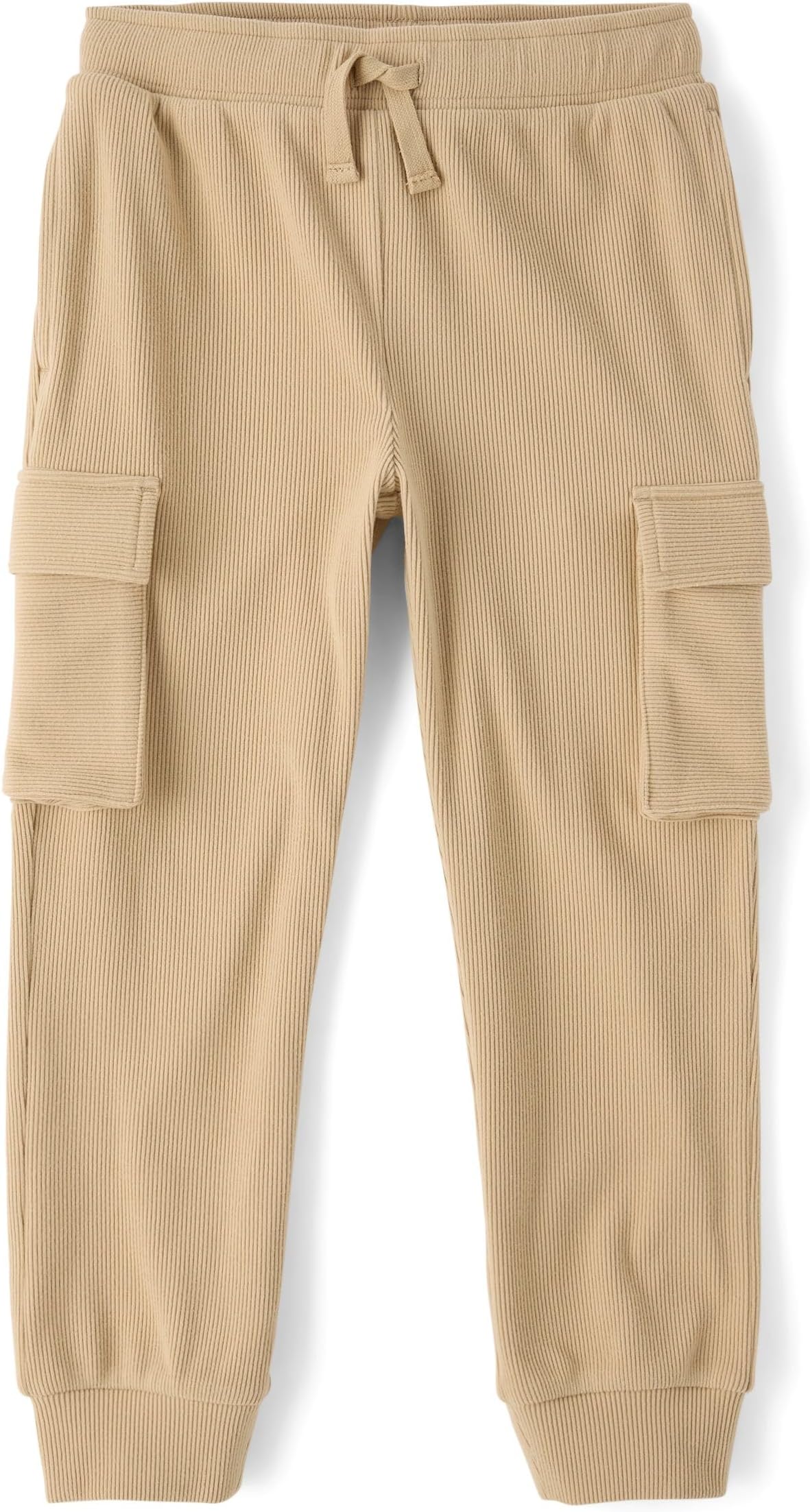 Boys' Active Sueded Rib Cargo Jogger Pants