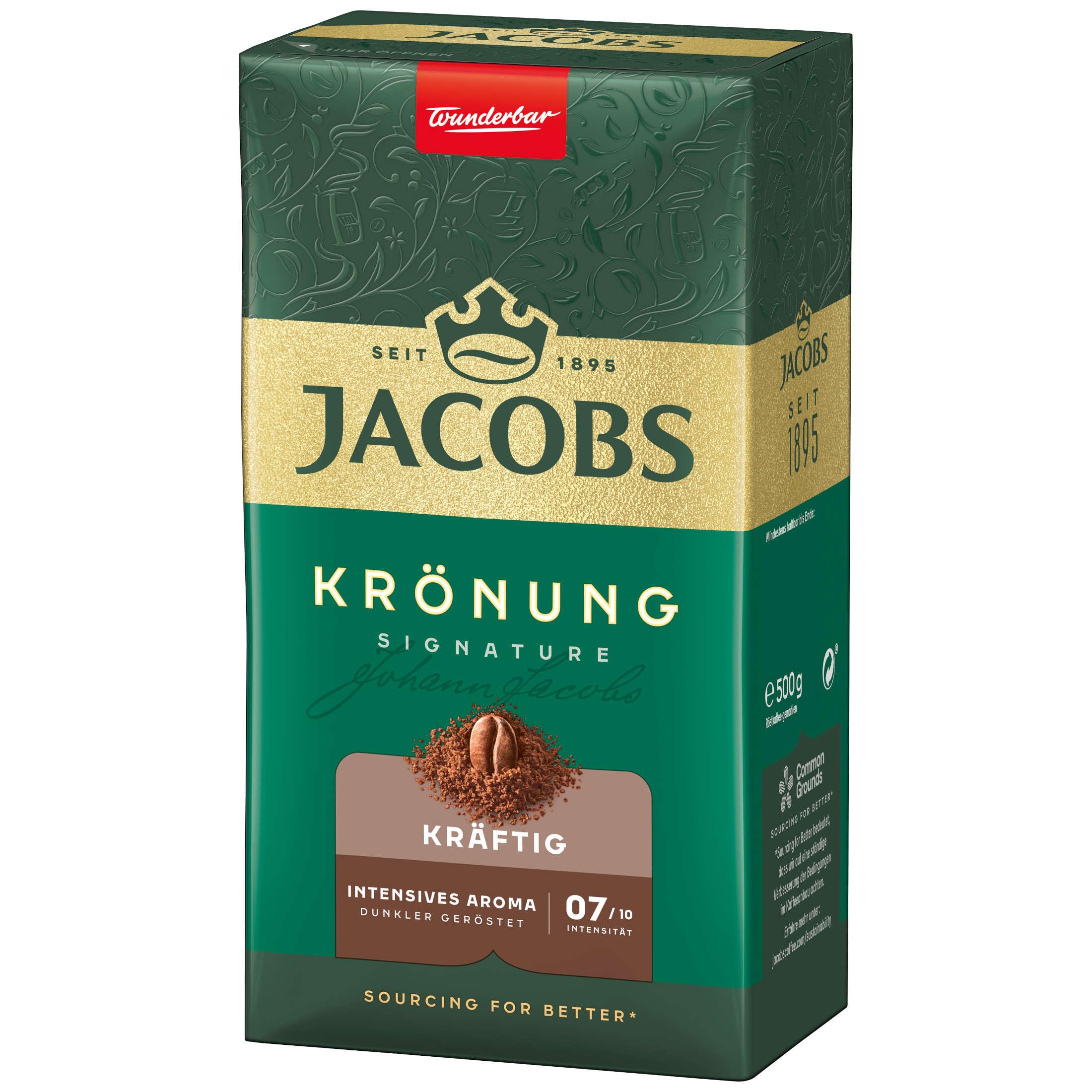 Jacobs Krönung Kräftig, 12er Pack Filterkaffee (12 x 500 g)
