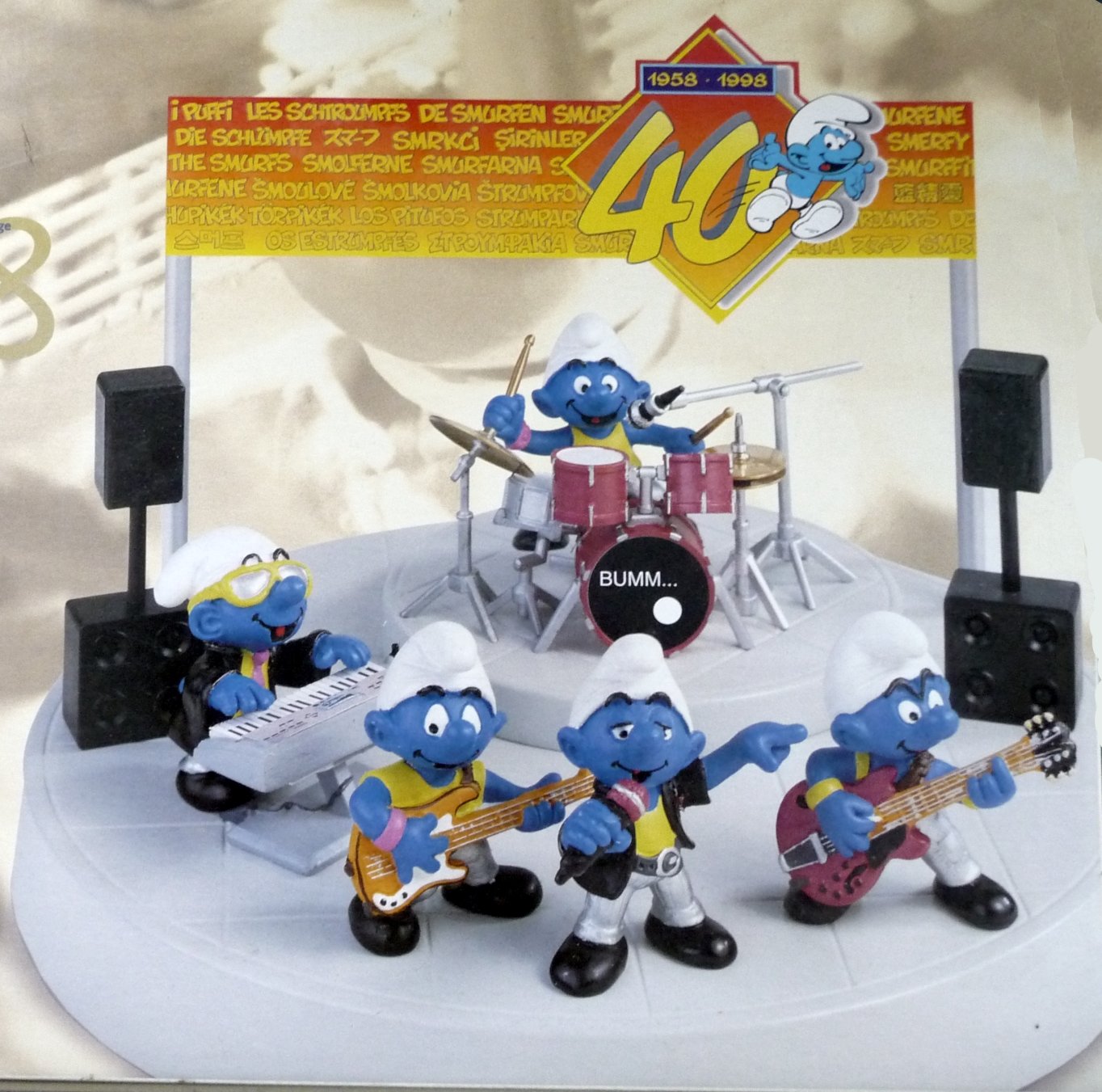 Anniversary Set Smurfs 1998 : Amazon.se: Toys