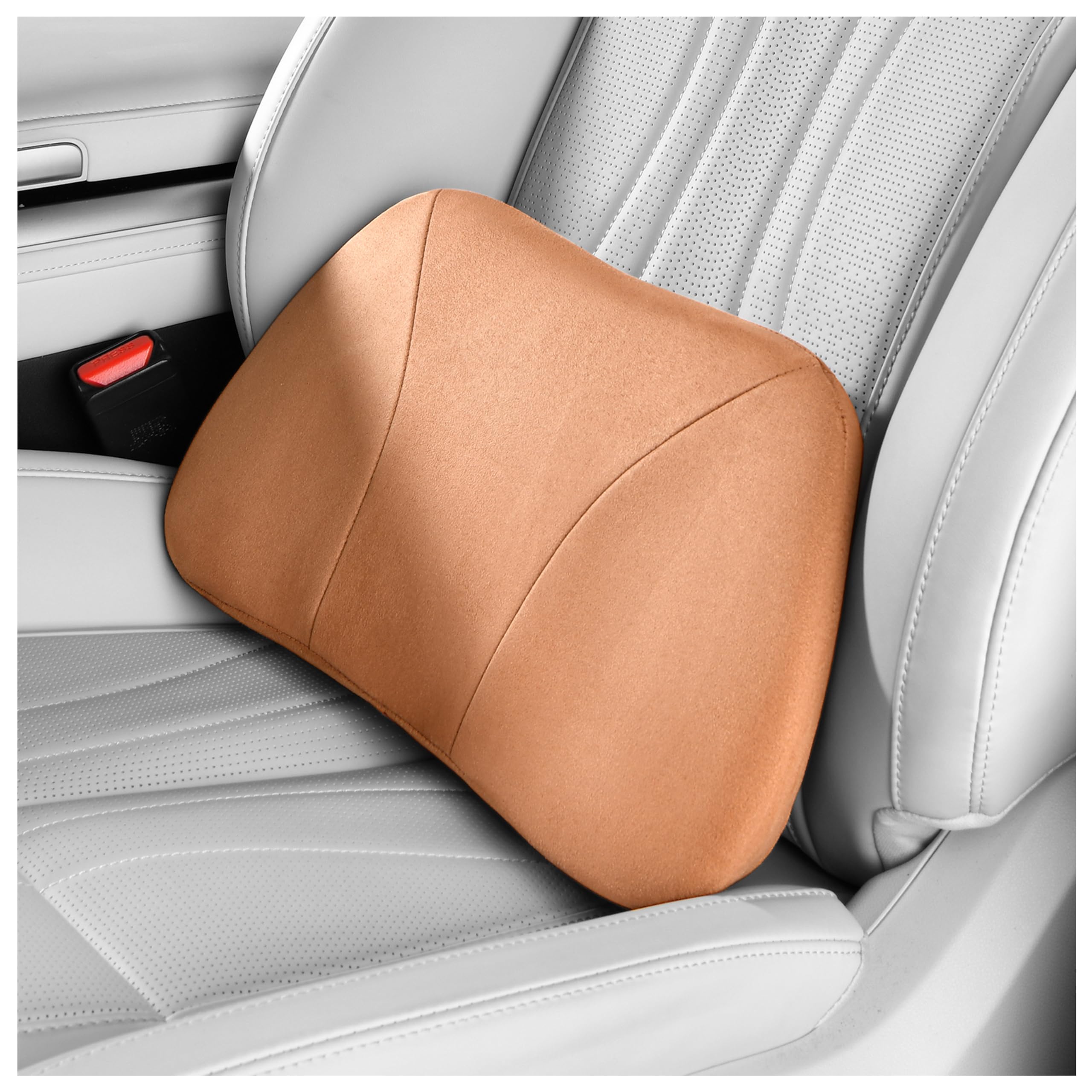 Amazon｜POKSRI ランバーサポート 車 1個 39×22cm 低反発 スーパー