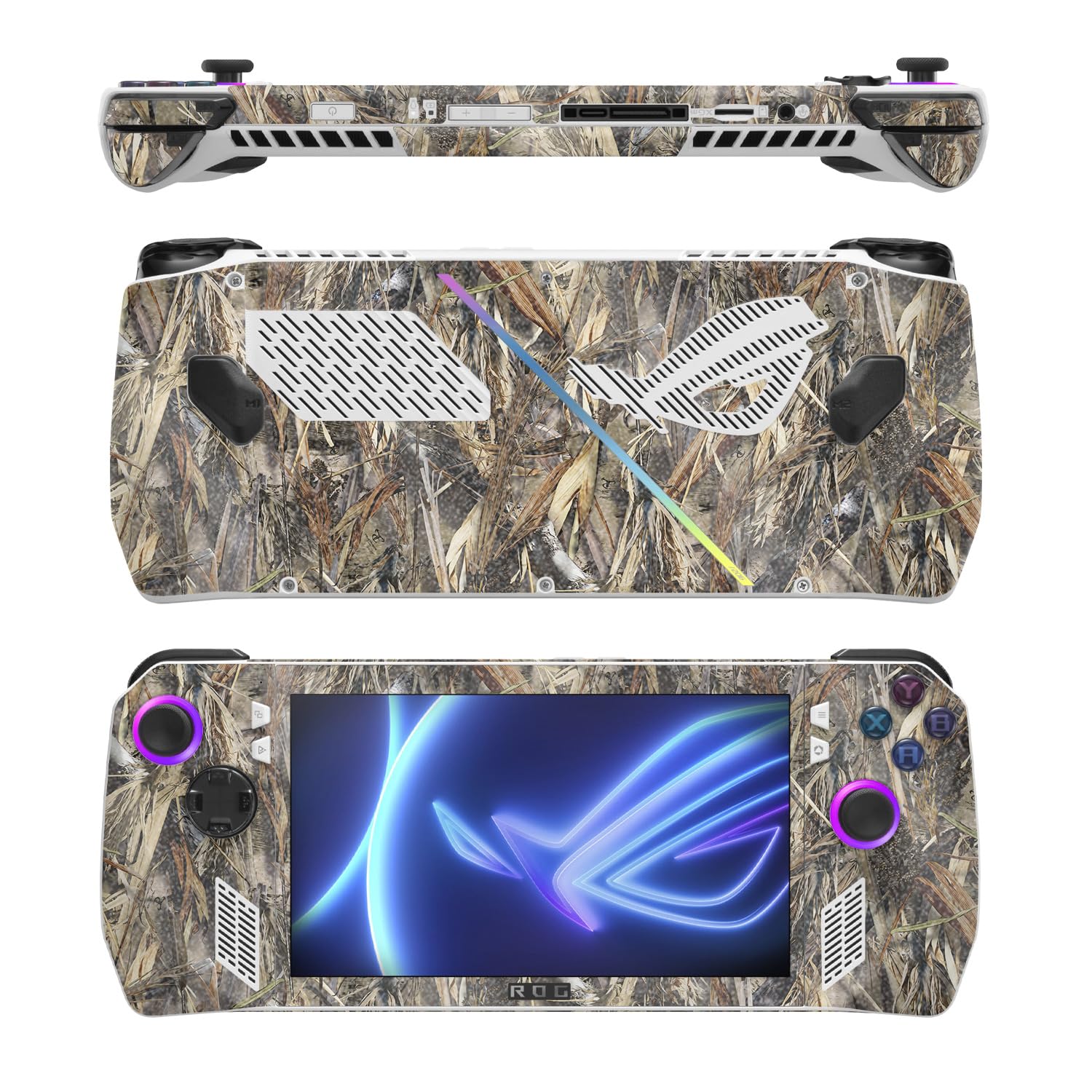 MightySkins Glossy Glitter Skin Compatible with Asus ROG Ally - DRT | Protective, Durable High-Gloss Glitter Finish | Easy to Apply, Remove, and Change Styles