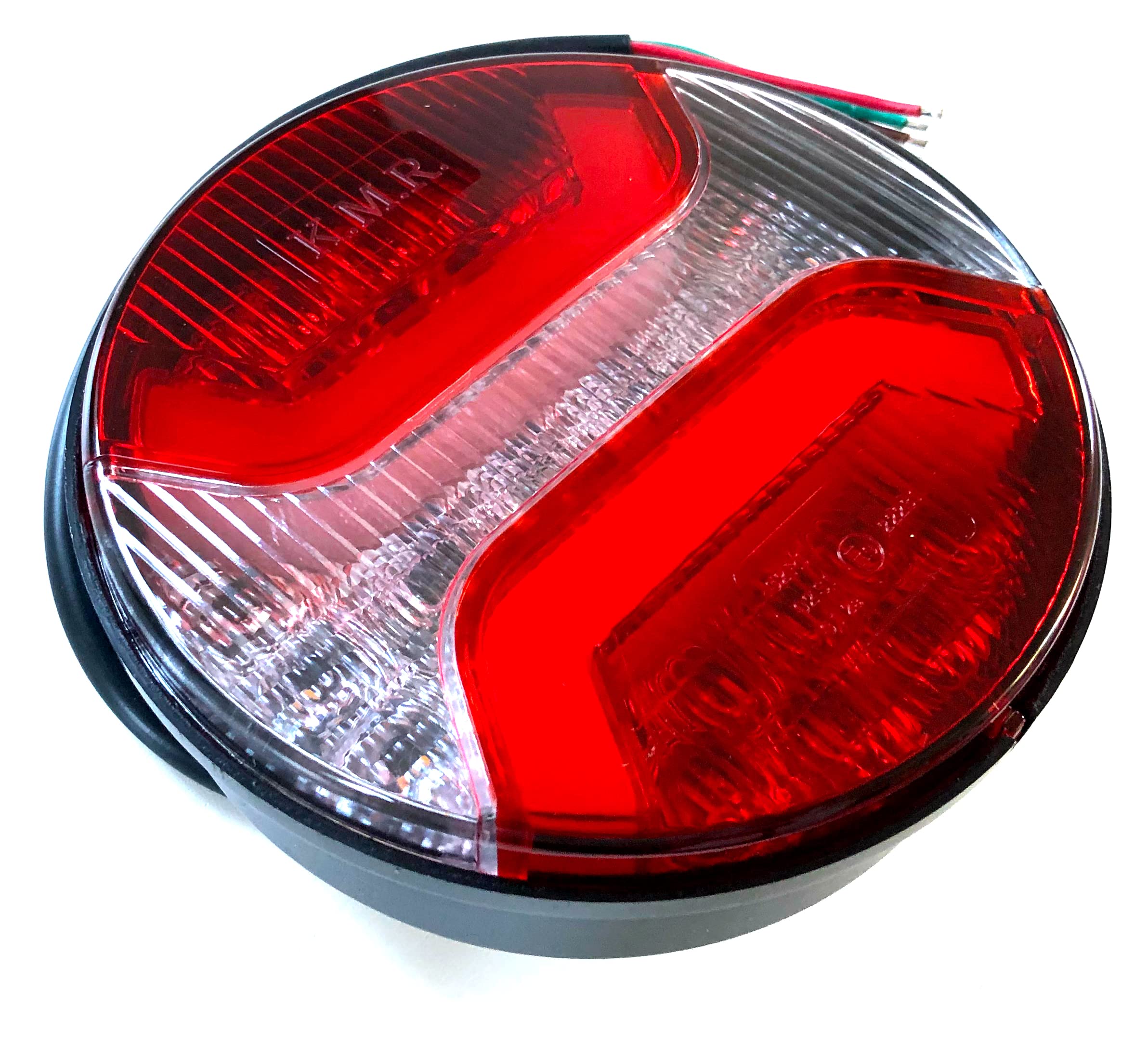 2x Fanale Posteriore LED Neon 3 Funzioni 12V 24V per Rimorchio, Caravan, Camion, Trattore – Stop, Freccia, Posizione – Omologato E9