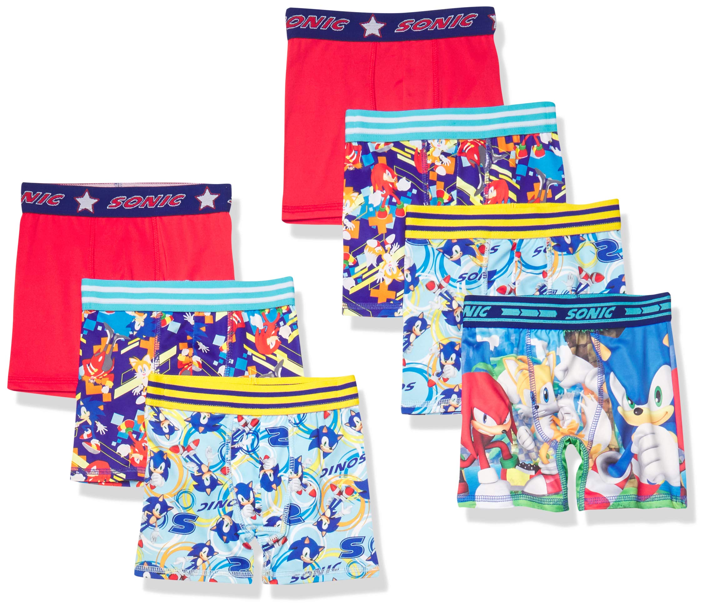 Sonic The Hedgehog Ropa Interior (Pack de 8) para Niños