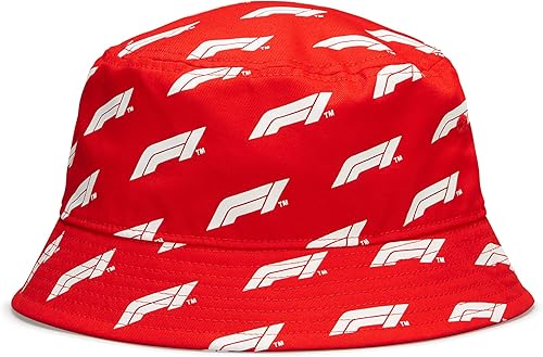 Formula 1 Tech Sombrero de cubo con logotipo de la colección F1 Rojo talla única