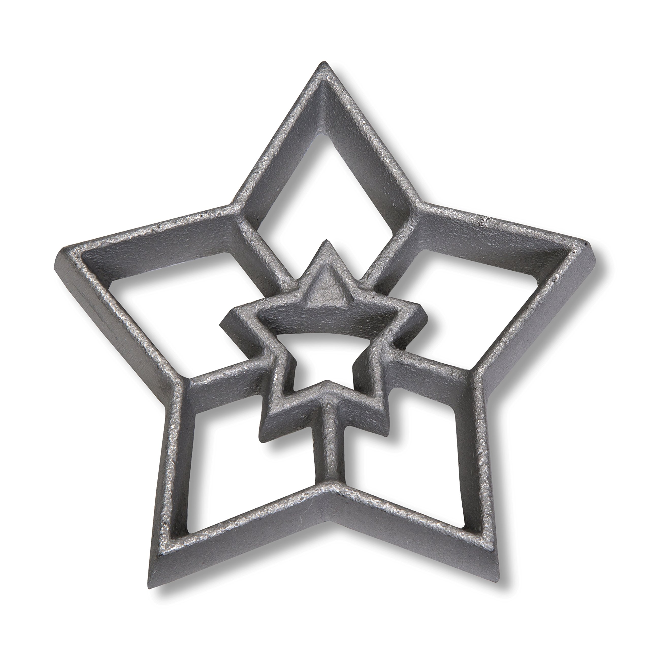 Honey-Can-Do Loose 2-In-1 Star Rosette Iron, 0.5-Inches H x 2.875-Inches W