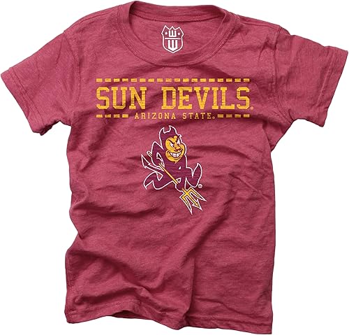 Miniatura 4 de Wes and Willy NCAA - Camiseta mezclada SS para niñas, Penn State Nittany Lions Midnight