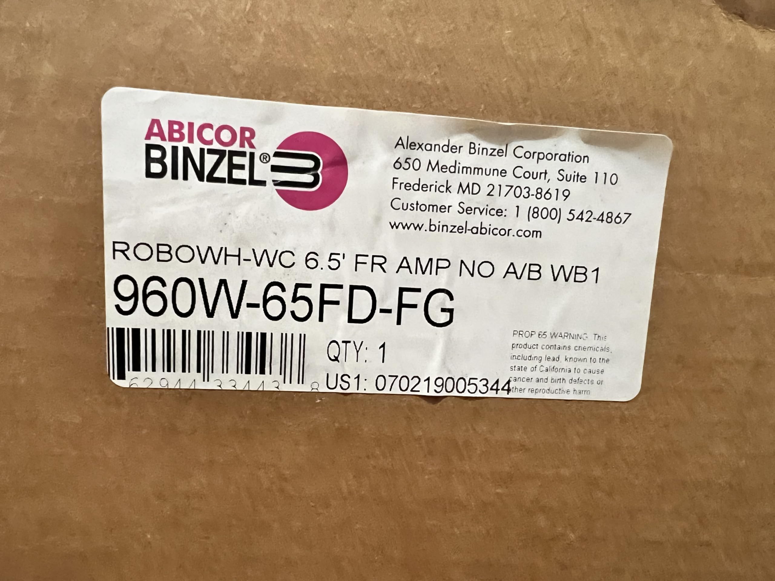 Generic ABICOR BINZEL ROBO Water Cooled 960W-65FD-FG