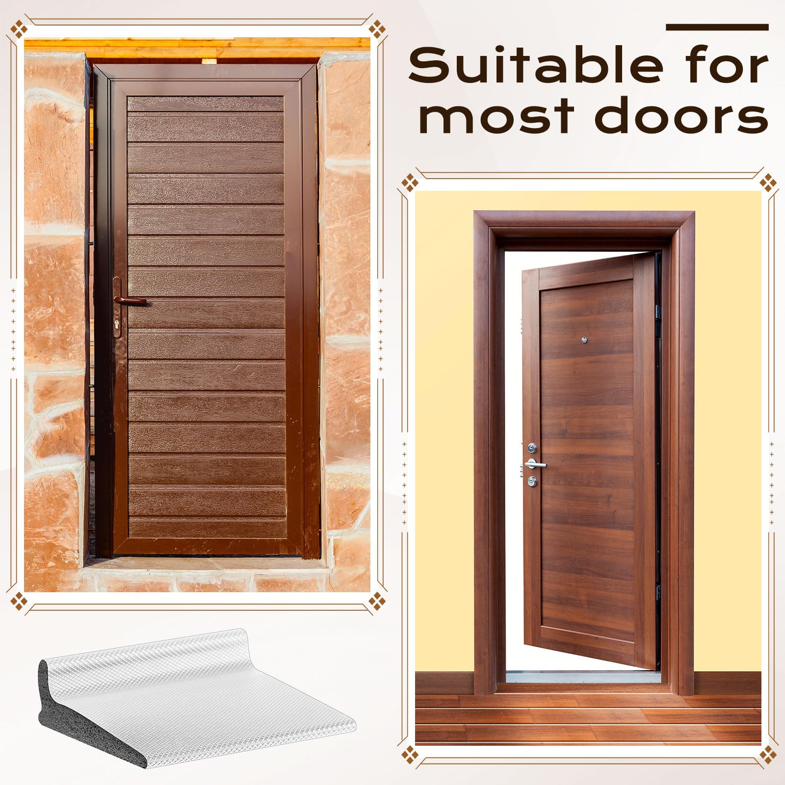 Snapklik.com : Pangda 50 Pcs Door Corner Seal, Self Adhesive Frame Door ...