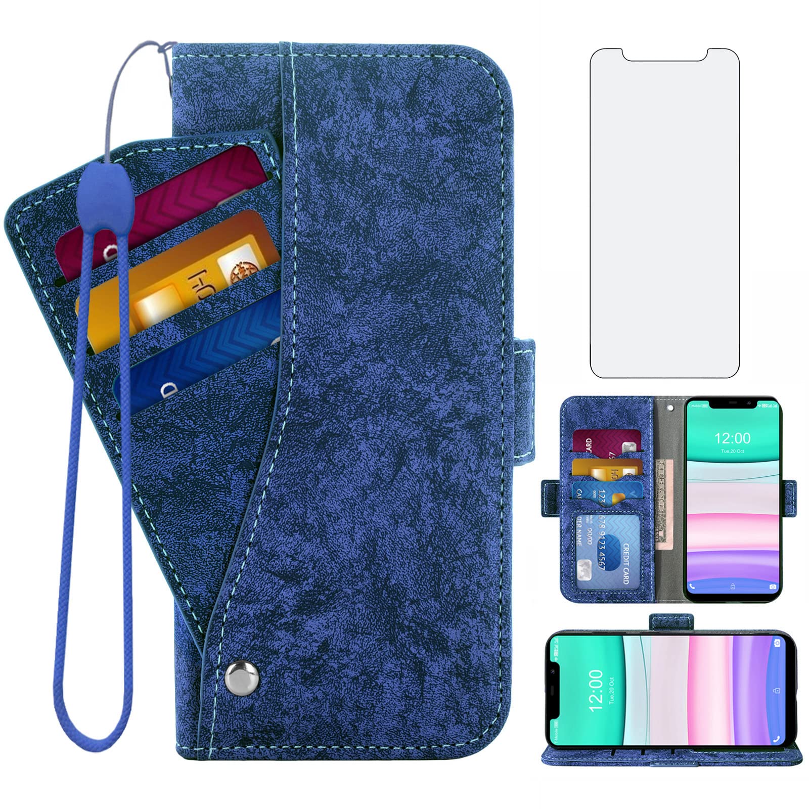 Phone Case for OUKITEL C22 SMWXZQB JZ US Blue