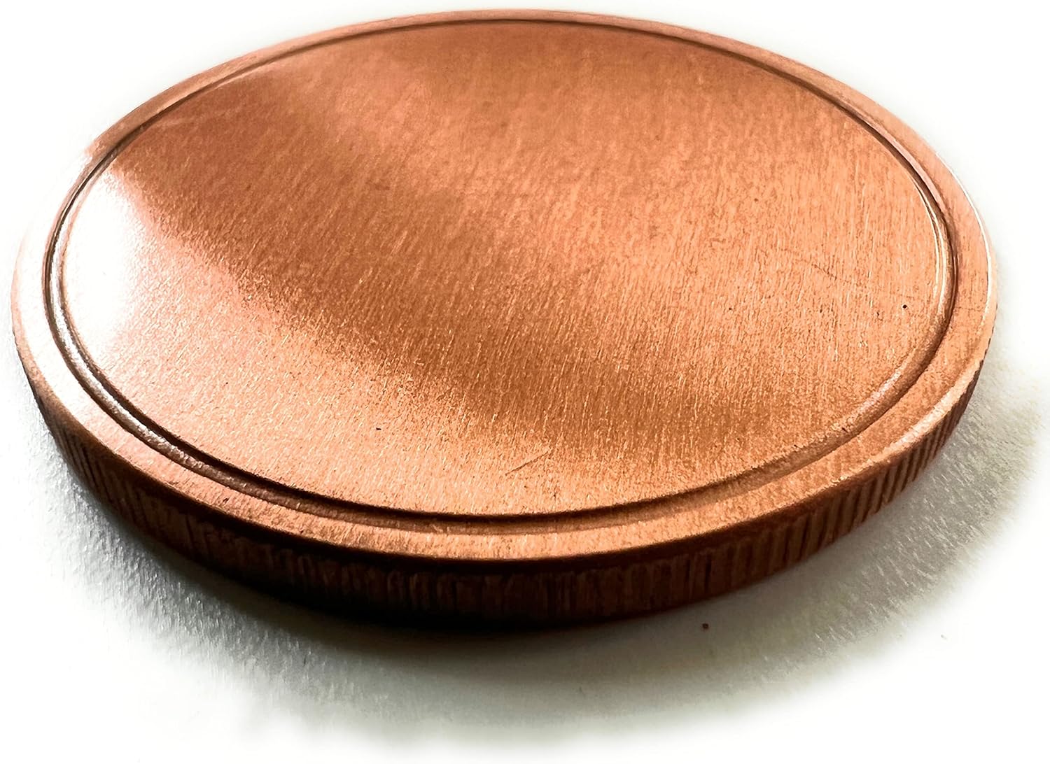 Blank Copper Challenge Coin 40mm - Laser Engravable, 23574