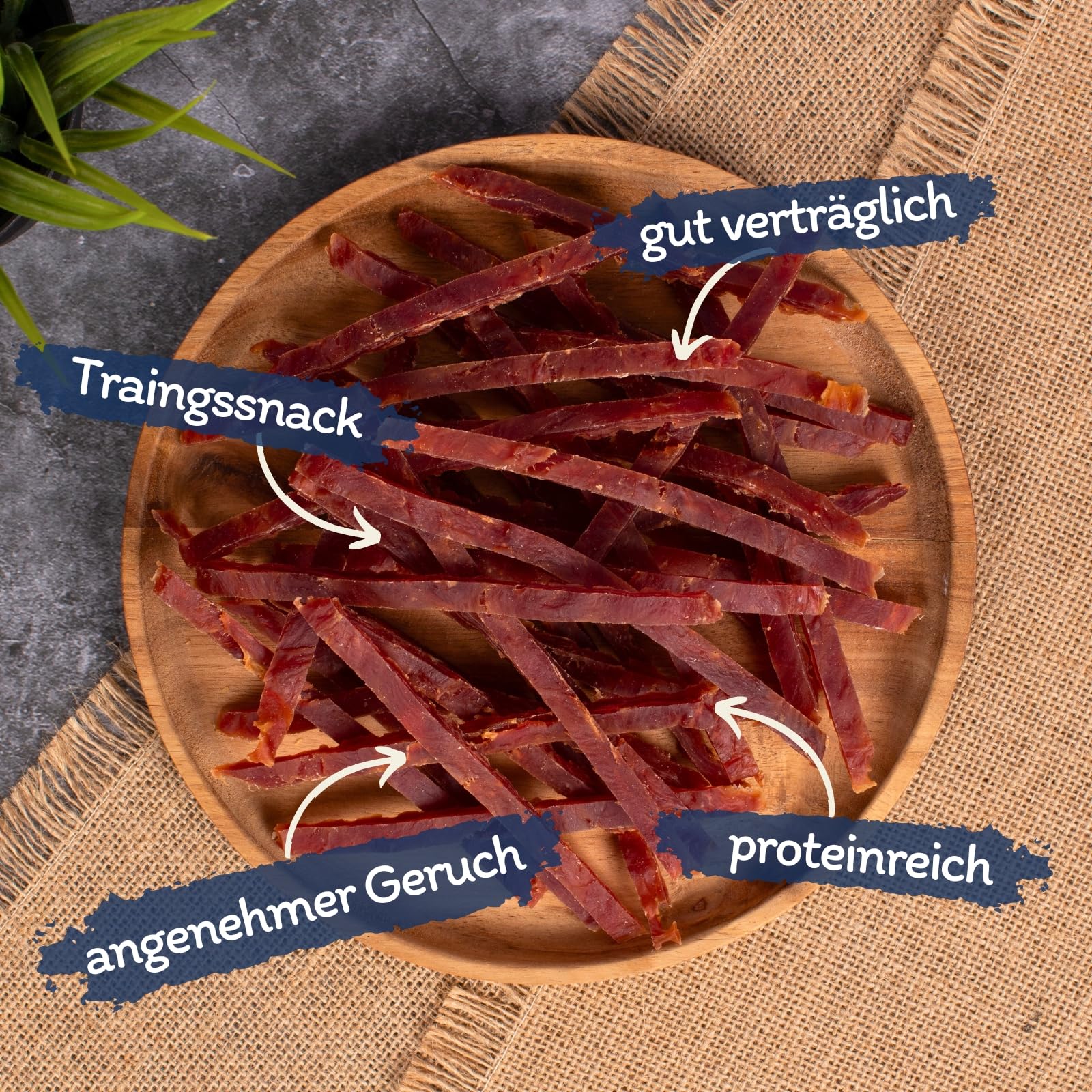 Lyra Pet Entenbruststreifen – 1 Kg, Fettarmer Kausnack Für Hunde, Auch Für Welpen & Senioren