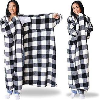 Wearable Blankets for Women, Adult Wearable Blanket Men, Top Christmas Gifts for Women, Wife Birthday Gift Ideas