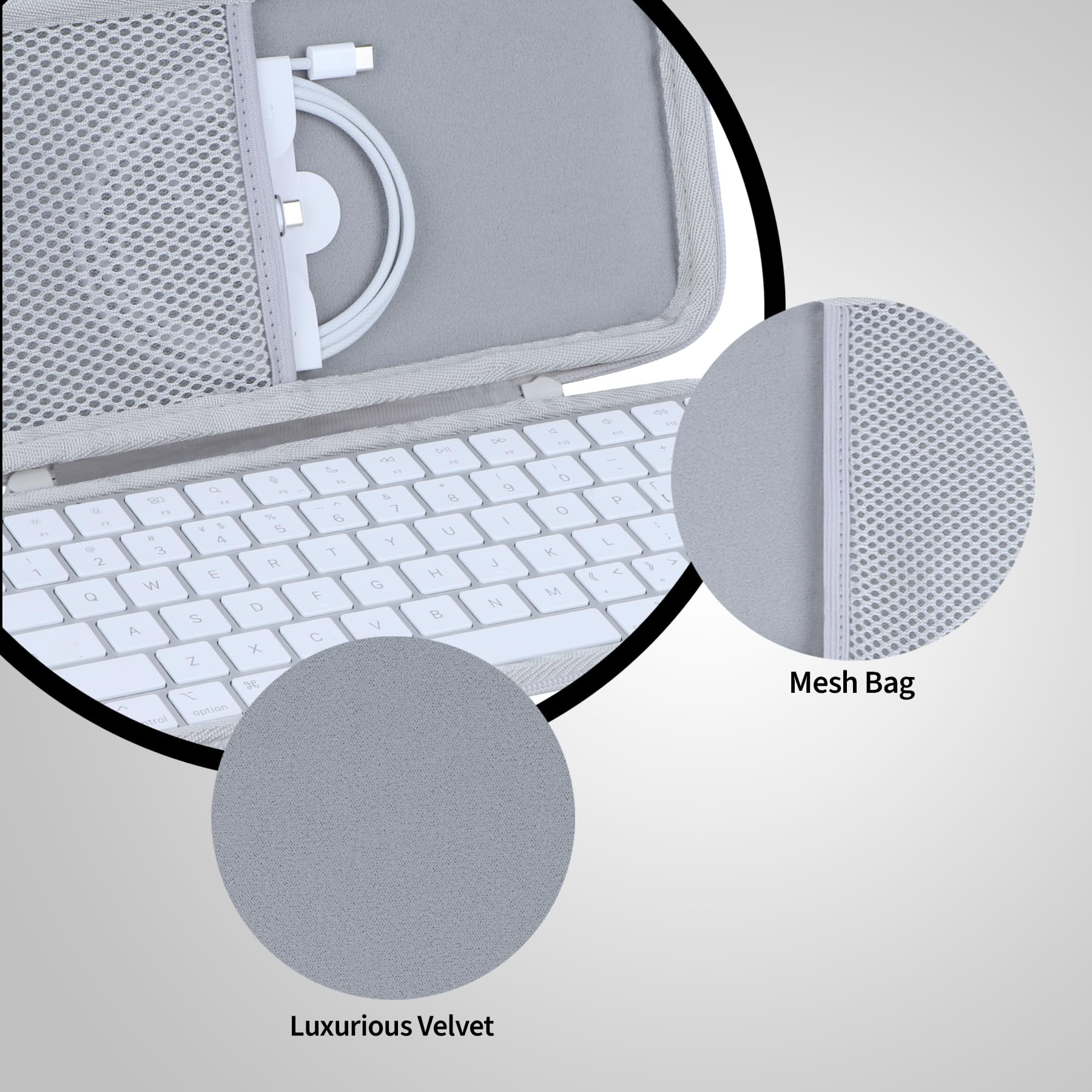 Hart Schutzhülle Kompatibel mit Apple Magic Keyboard，Tasche für Apple Magic Keyboard