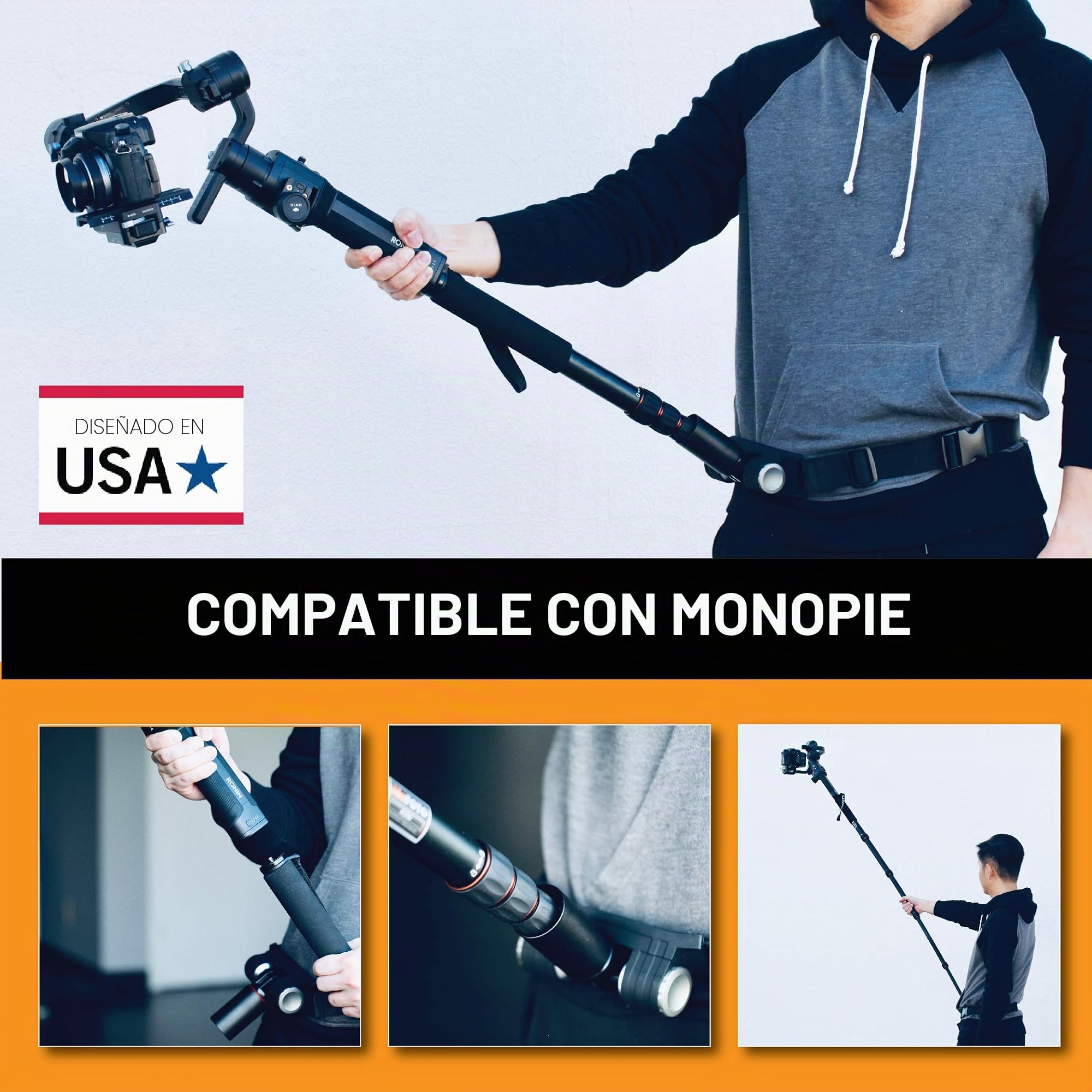 Carry Speed - Cinturón de Soporte Mogocrane para Equipos de vídeo