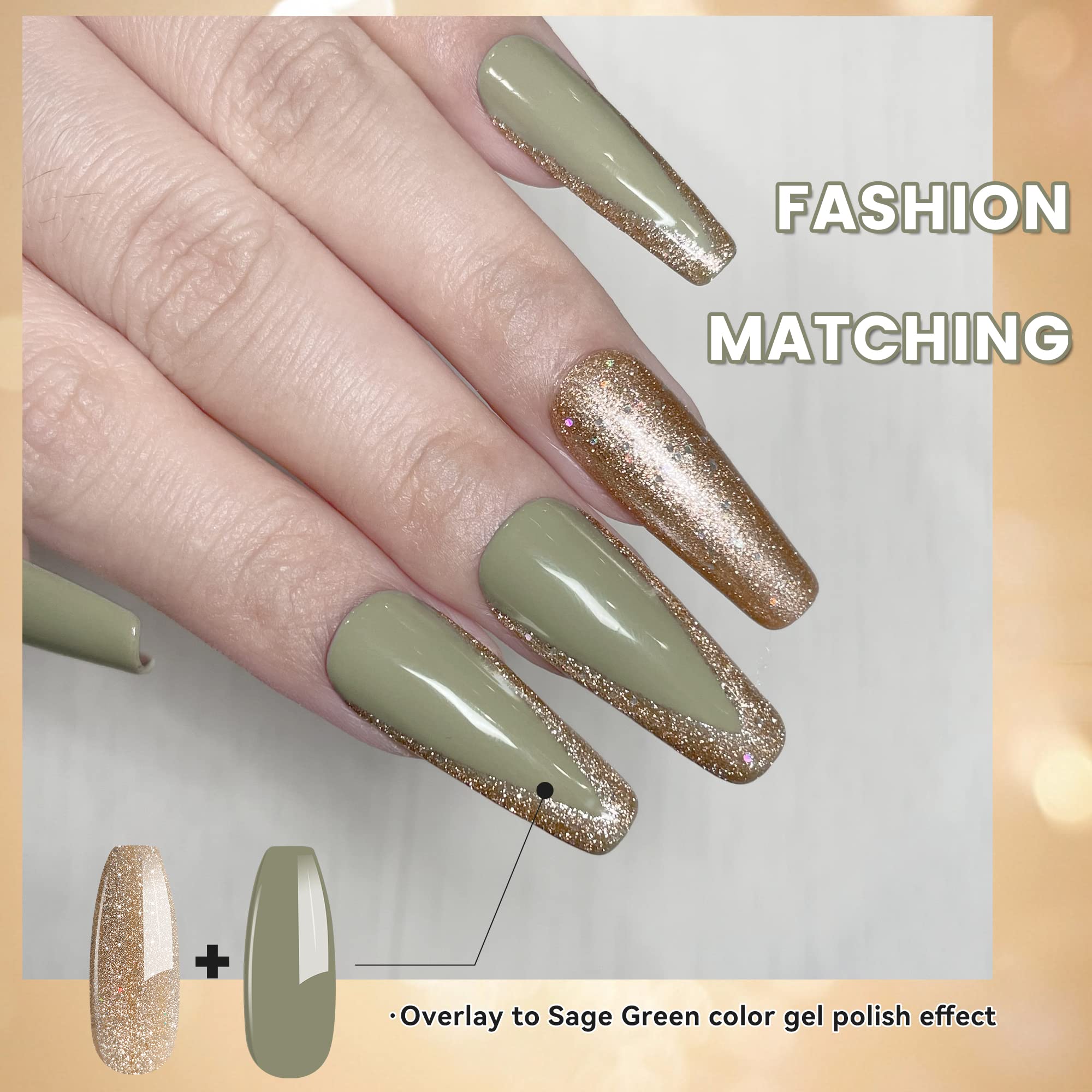 Amazon.com: YTD Likomey Gel Nail Polish,15ml Champagne Gold Soak Off UV Nail  Gel Polish,Light Gold Salon Home DIY Manicure : Everything Else