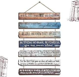 Yookeer Christian Wall Art Office Religious Wall Decor for Prayer Room I...