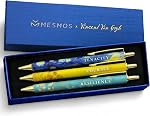 MESMOS Van Gogh Fancy Pen Set - Inspirational Gifts for Women, Office Motivational Writing Pens for Boss Lady, Congratulations Gifts, Unique Click Pens for Servers and Promotions