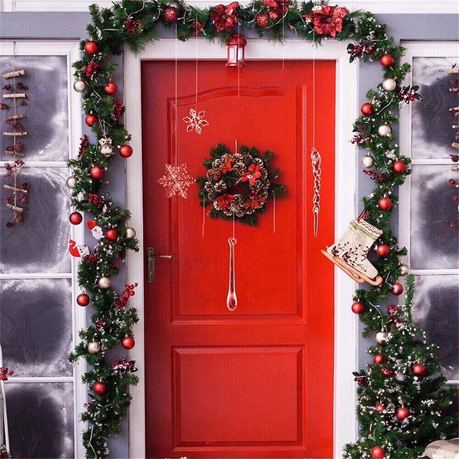 Amazon.co.jp: クリスマスツリー用の氷柱 | アクリル クリスマス