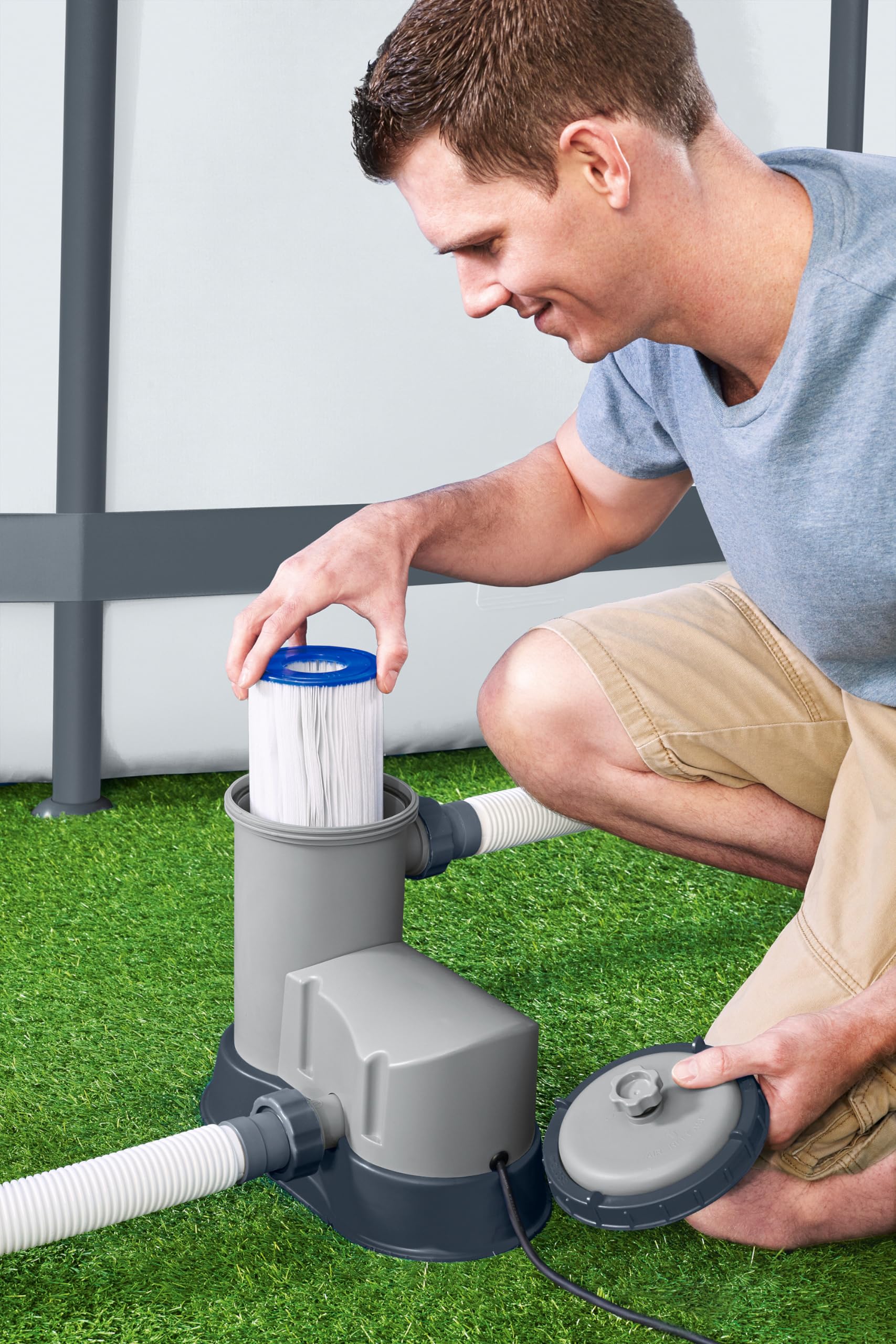 Bestway Bomba de filtro, 5678L/1500 gal