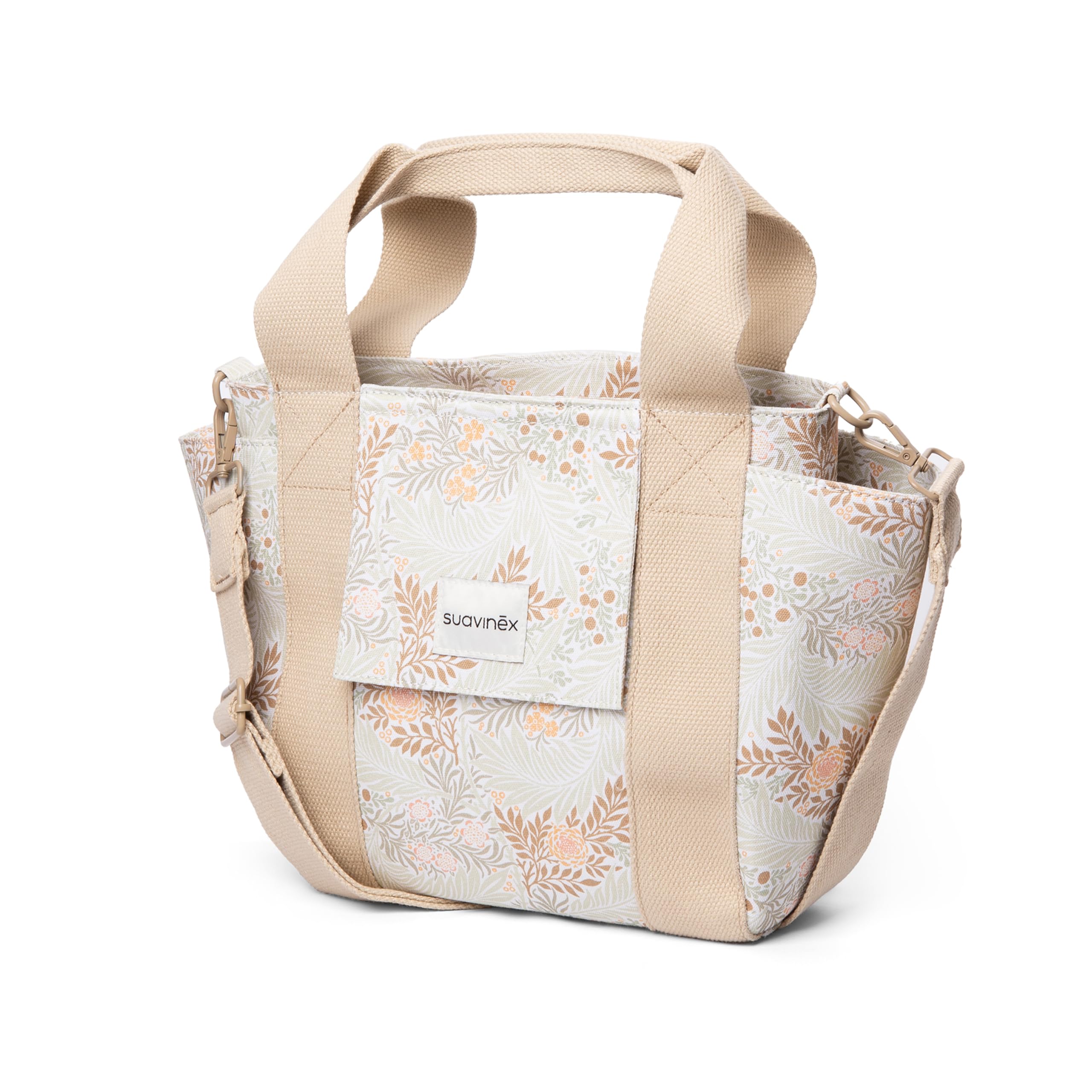 Suavinex Borsa Maternità Organizer per Passeggino con Manici Regolabili, Beige