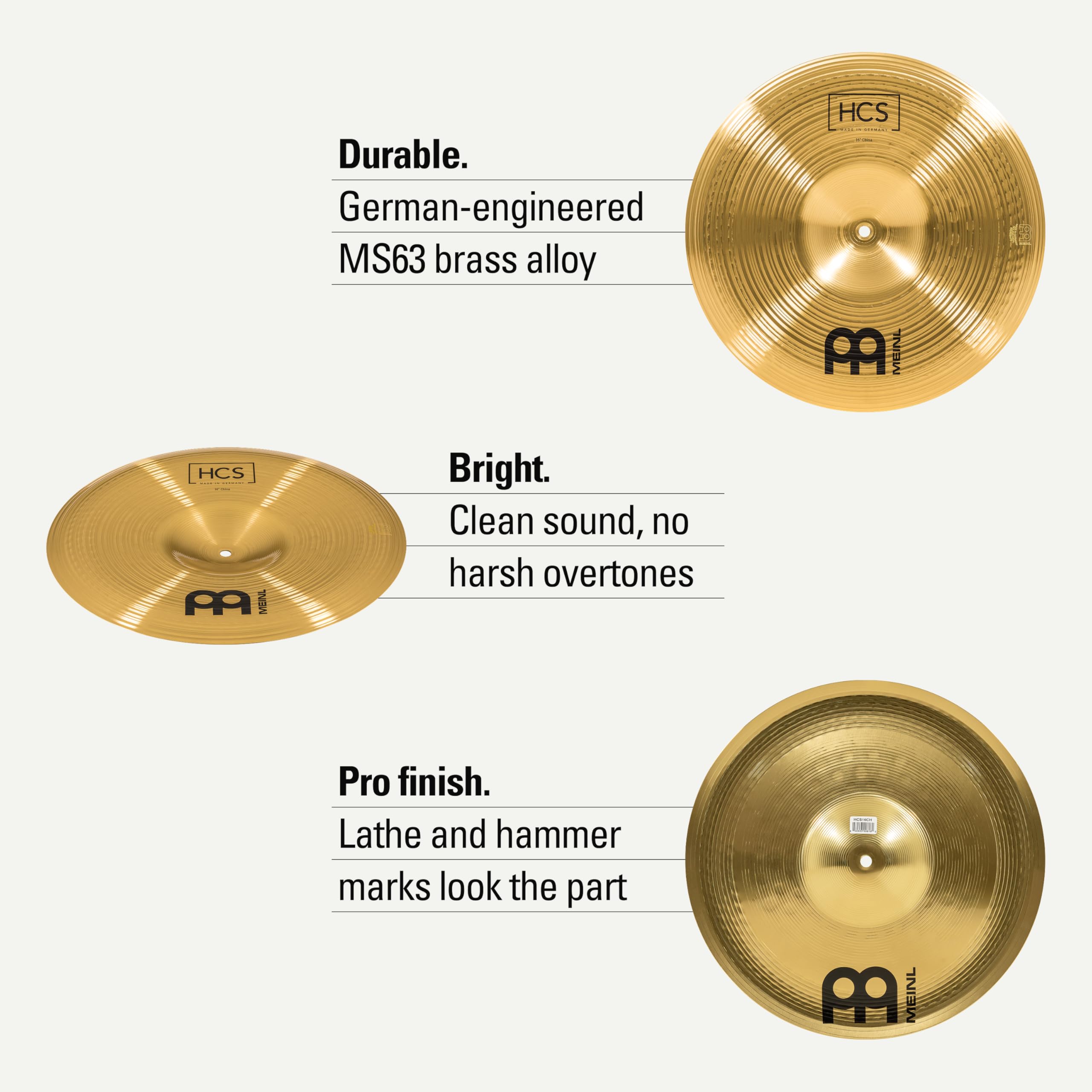 Meinl HCS China 16" Piatto China