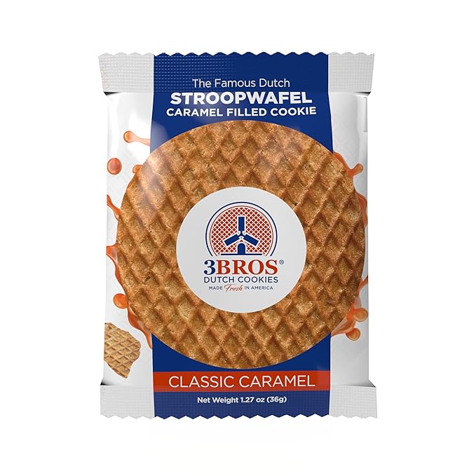 3Bros Stroopwafels Galletas Rellenas de Caramelo 10 Unidades miniatura 3