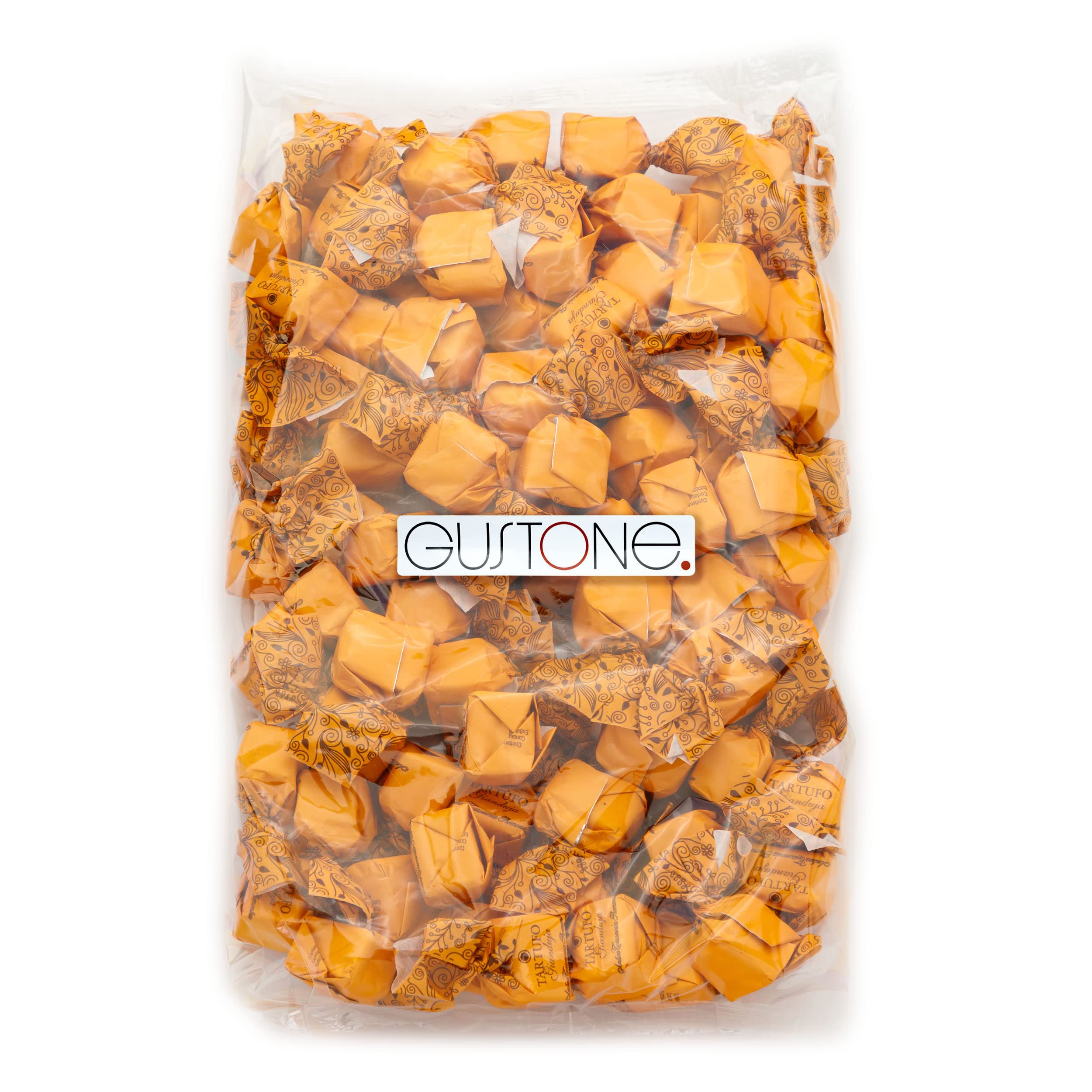 GUSTONE. Tartufi dolci gianduja 70 Stück je 14g Antica Torroneria 1kg | Schokoladentrüffel, italienische Confiserie-Tradition, 48% Kakao, glutenfrei, schönes Gastgeschenk