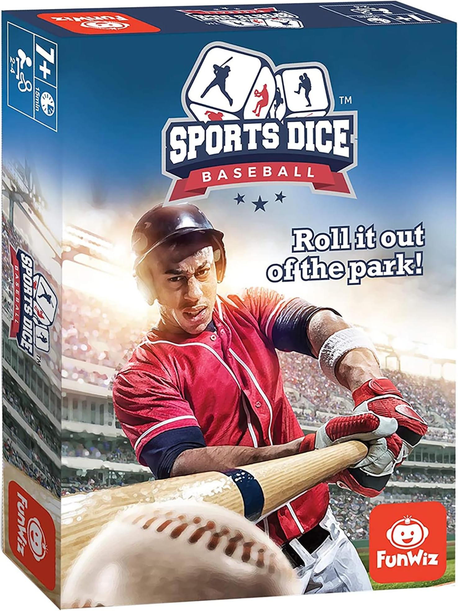 Baseball Sport Dice Game, for Baseball Fans, Easy to Play, Travel Sized