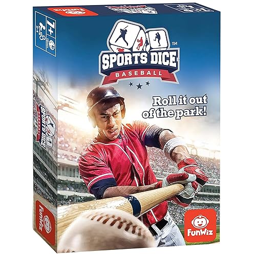 FoxMind, Baseball Sport Dice Game, for Baseball Fans, Easy to
