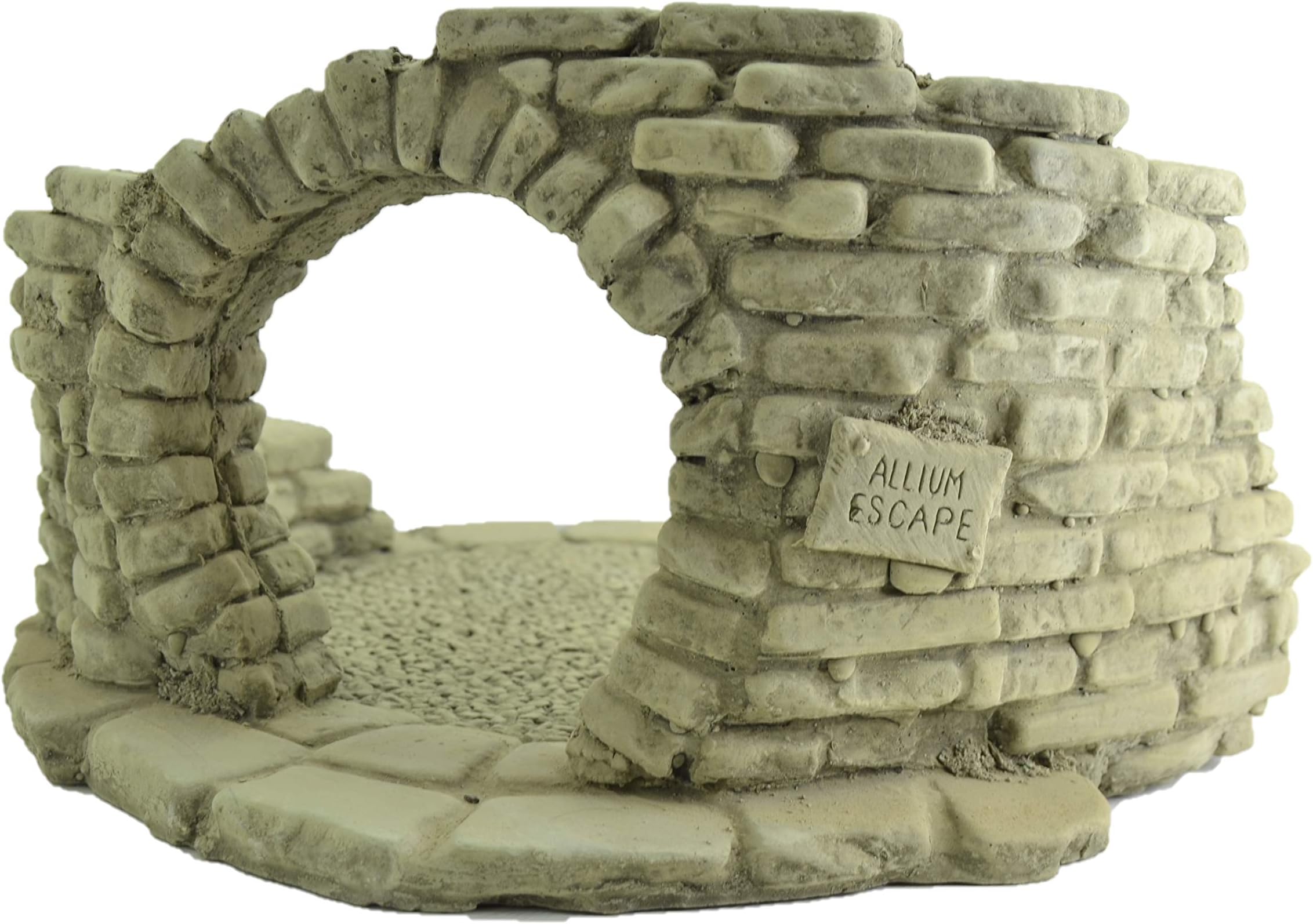 Fairy Garden-Garden Ornament-Stone-Allium Escape Patio with X2 Stepping Stones