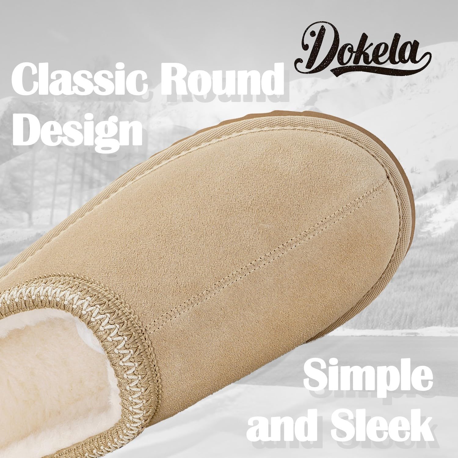 Donna Uomo Pantofole Pelle Scamosciata Vera Invierno Forro De Fieltro Scarpe da Casa Ciabatte Impermeabile Antiscivolo Slippers