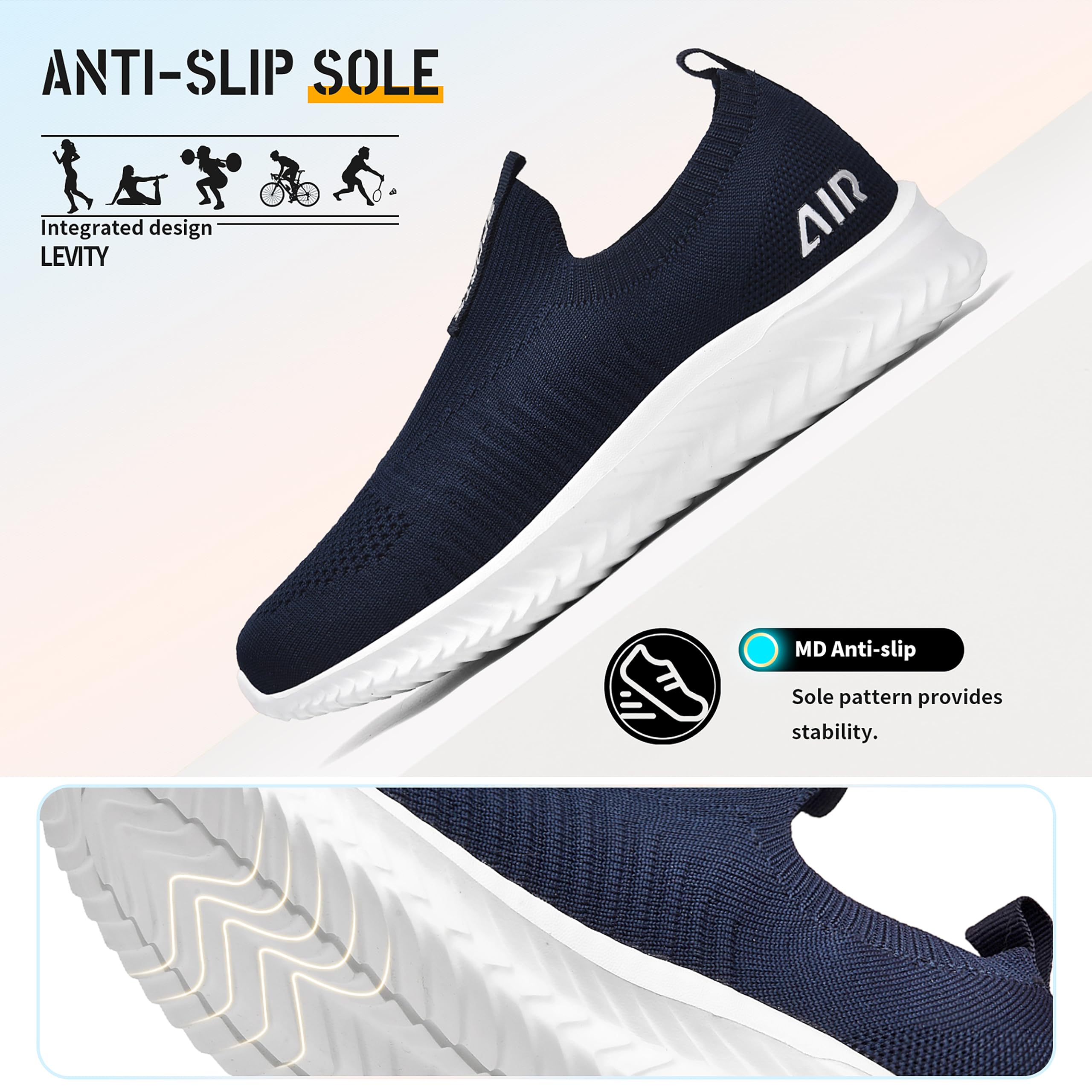Littleplum Chaussures Femme Confortable Basket Running Marche Sport Travail Bssse Sneakers