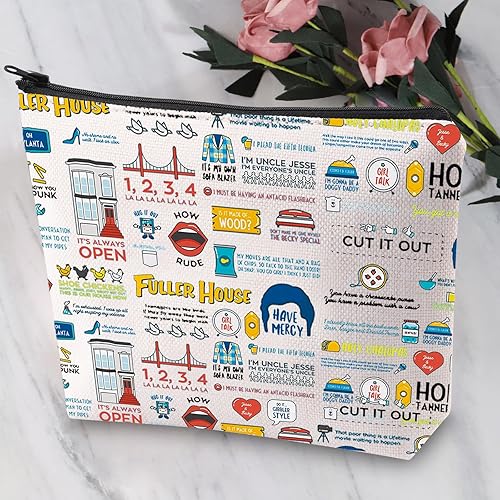 Miniatura 5 de Bolsa de maquillaje divertida para programas de televisión, cotizaciones de la casa más llena, regalo de programa de televisión, mercancía de casa