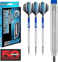 Vista 1 de RED DRAGON Razor Edge Original 24g - Tungsten Professional Steel Darts with Flights and shafts