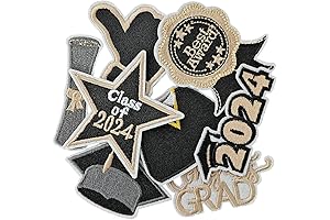 Striking 8Pcs Graduation Season Patches: Expressing Pride and Achievement