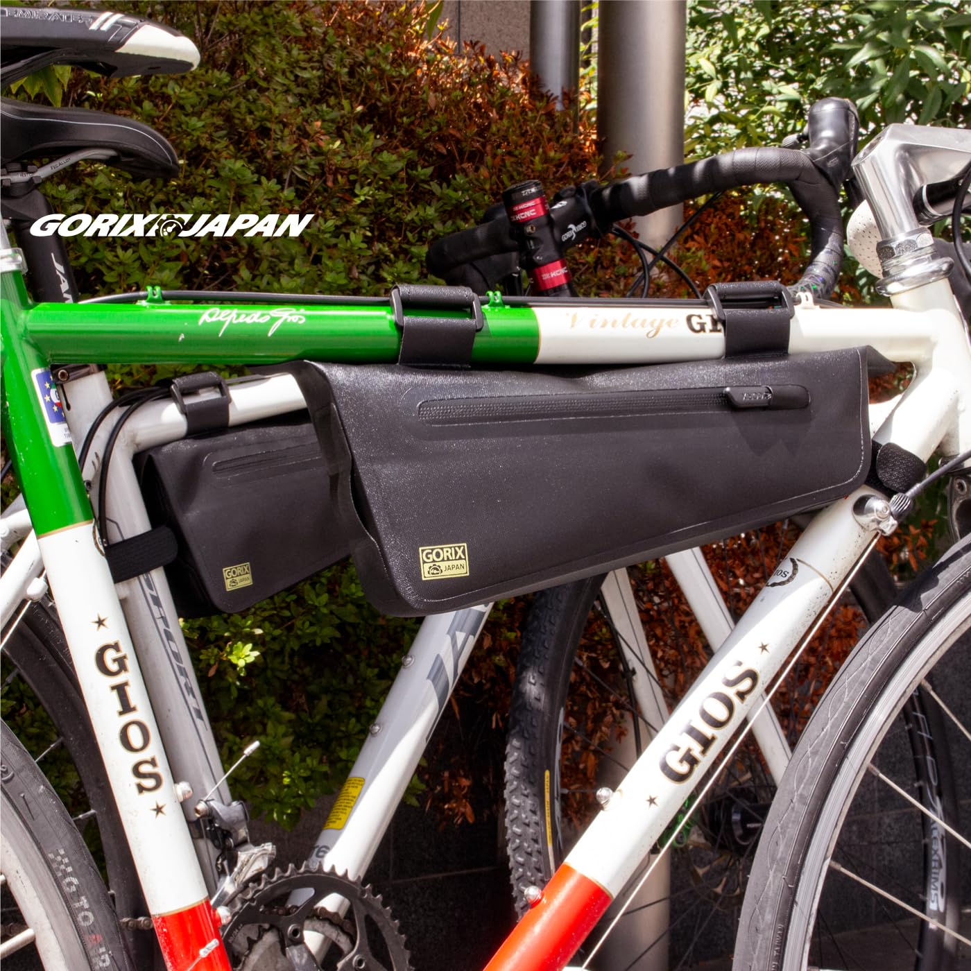 Amazon.co.jp: GORIX(ゴリックス)フレームバッグ 自転車 防水