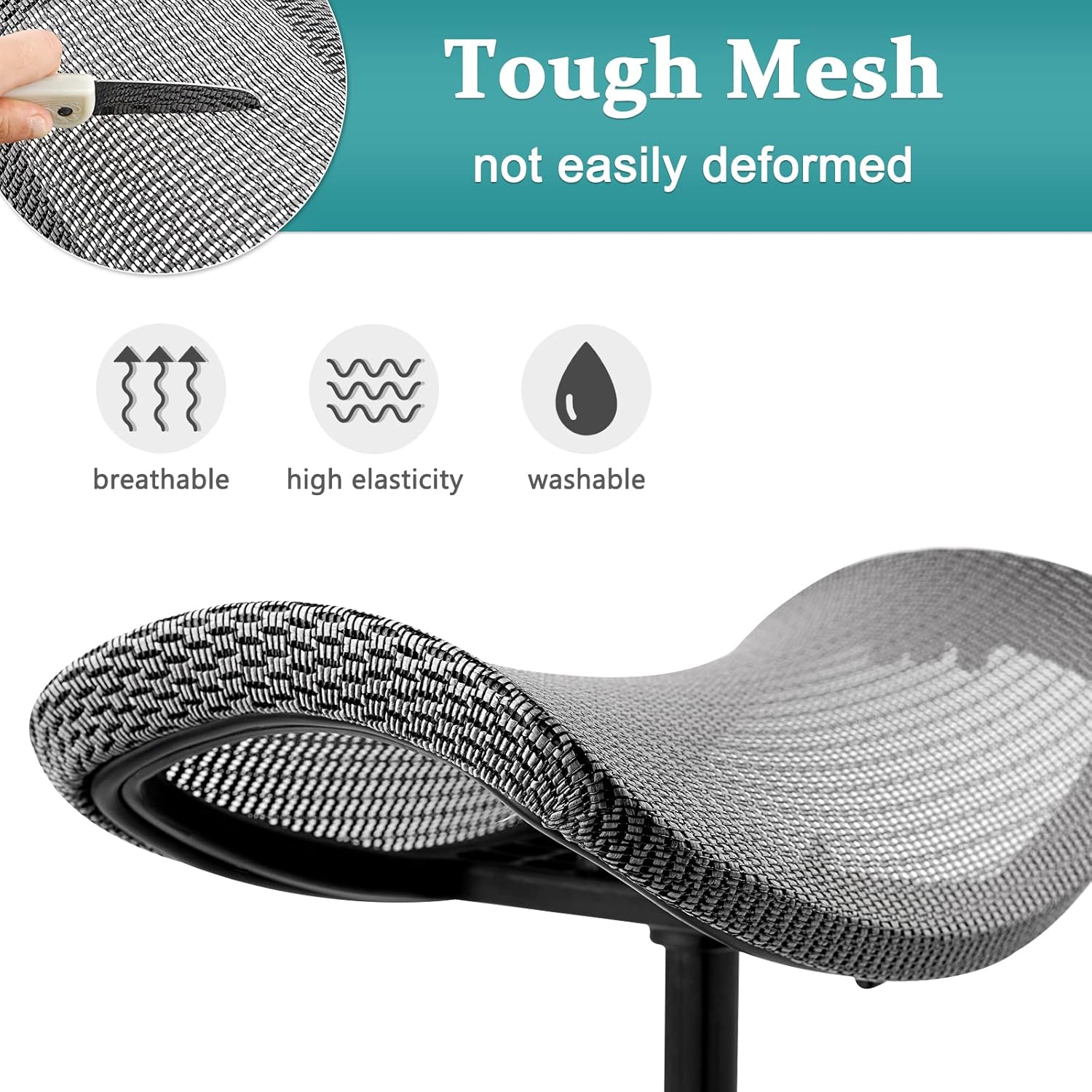 Lilithye Footrest for Desk Adjustable Height 2-in-1 Function Rotatable Ergonomic Under Desk Footrest Ottoman Stool Rolling Leg Rest for Home Office (Gray)