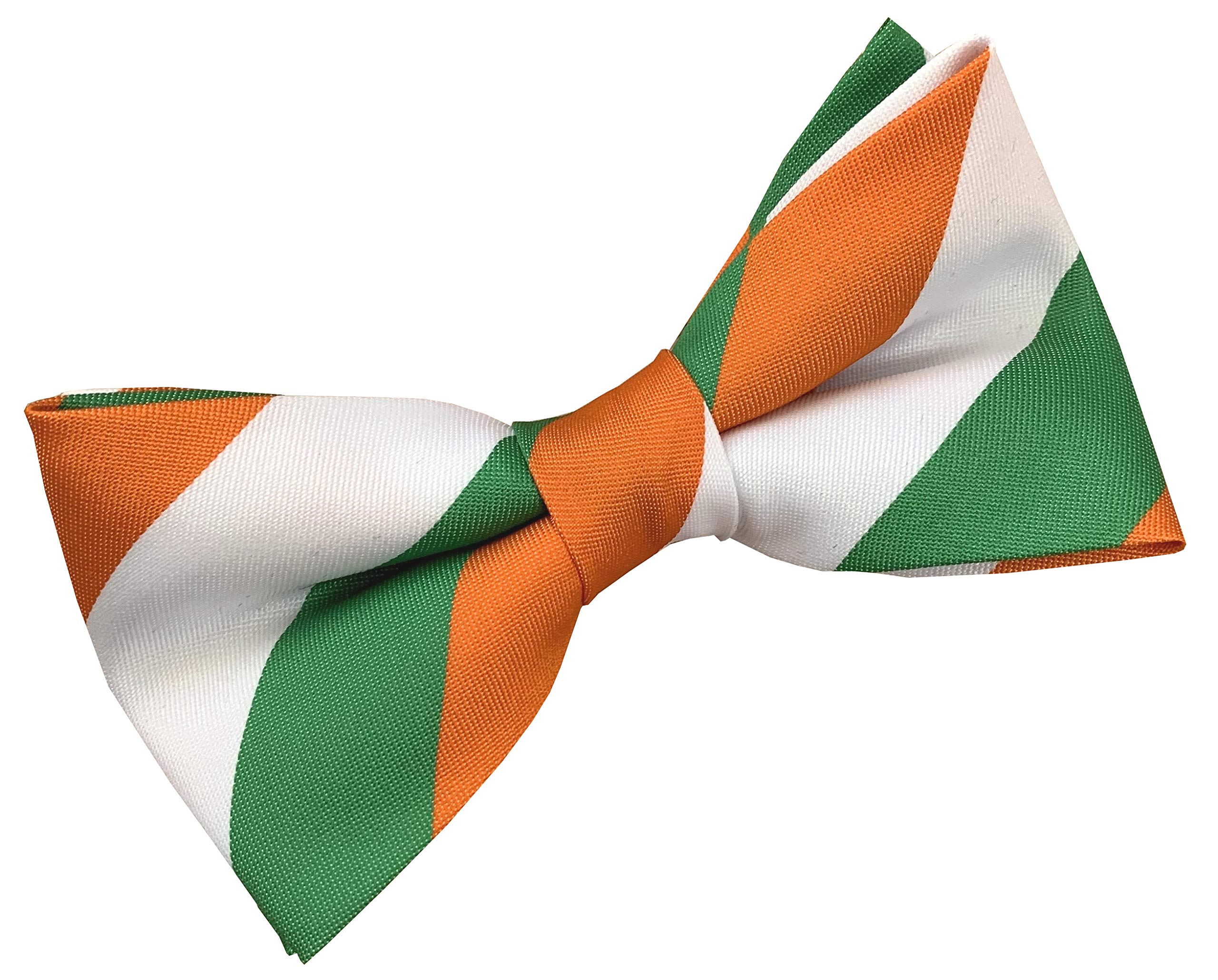 Ireland Irish National Flag Striped Bow Tie (St. Patrick's Day)