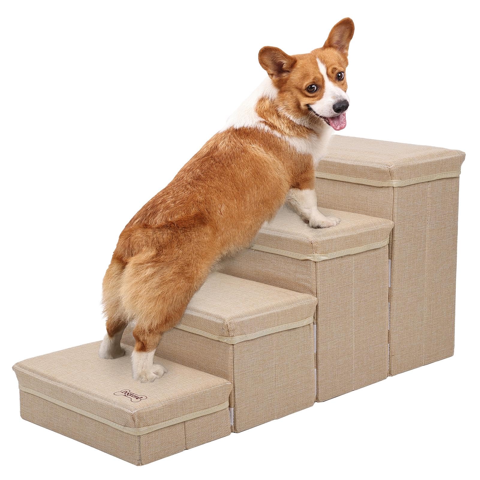 Escaleras para perros para mascotas - Escaleras para perros para cama | Escaleras para mascotas para perros pequeños y gatos | Escaleras portátiles para sofá para perros, escaleras para cama para cach