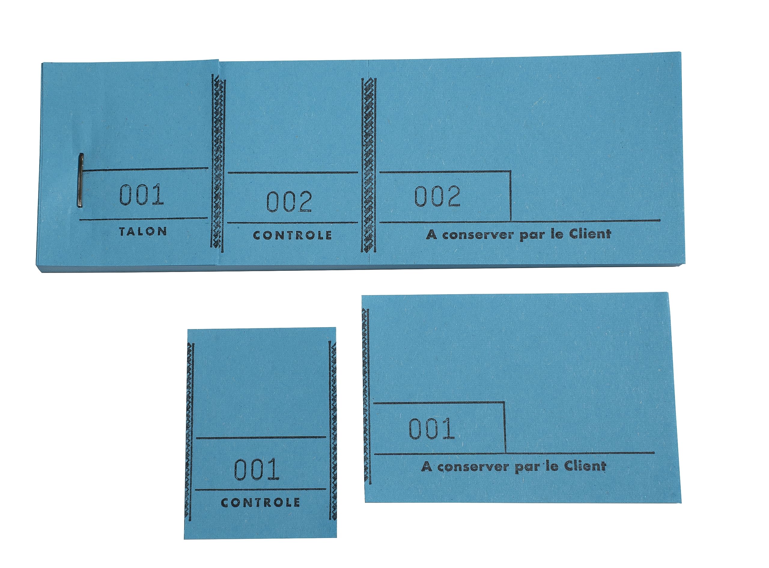 Feuillets Numérotés événements Blocs Passe-Partout Exacompta 96404E - Pour Expos, Kermesses | 100 Feuillets Numérotés - Rose Tickets Tombola