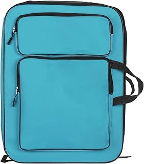 Bolsa Para Portafolios De Arte Mochila de dibujo for artista, bolso de dibujo, carpeta organizadora de almacenamiento, bolso de lona portátil, portafolio de arte, funda de transporte, 1 Uds.(Sky Blue)
