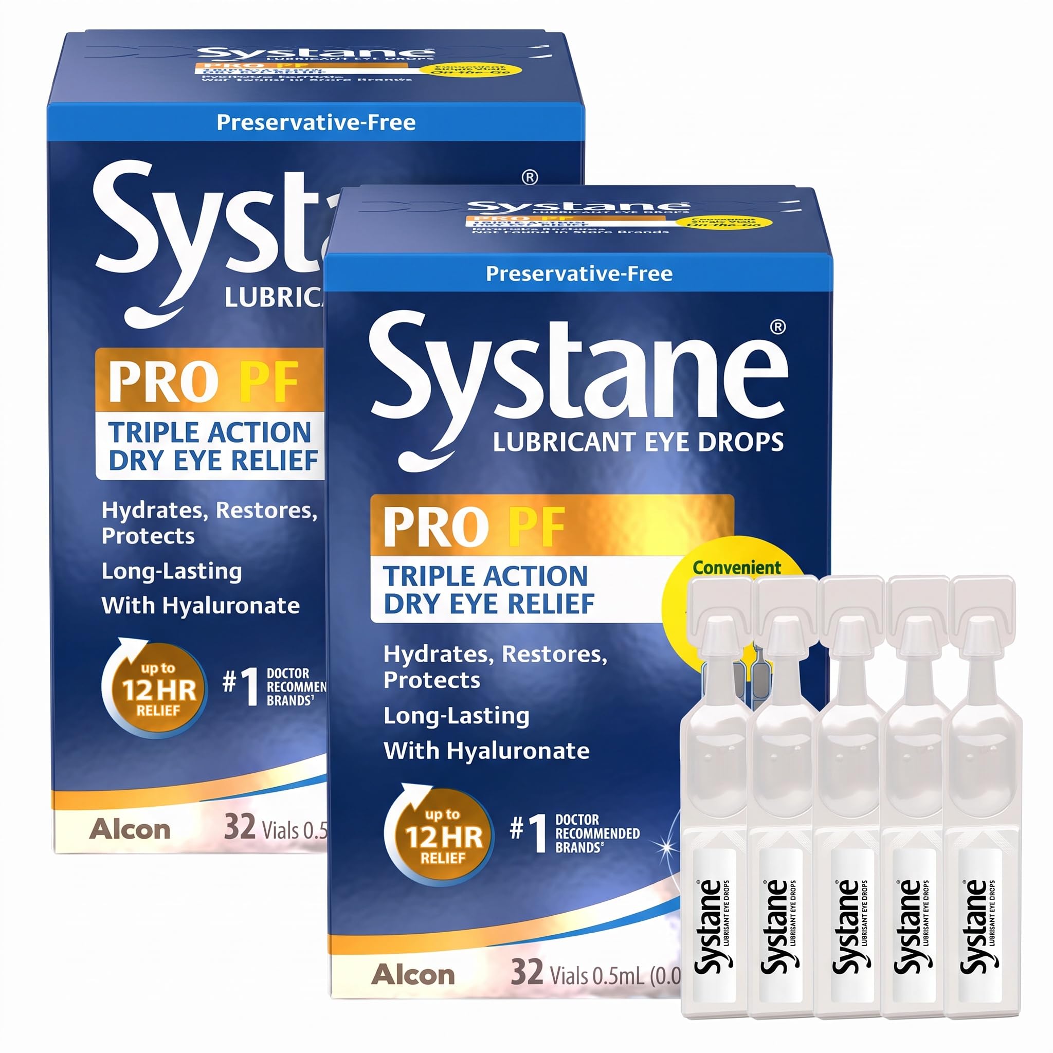 Systane PRO Preservative Free Eye Drops, 12 Hour Dry Eye Relief, 32 Vials — Amazon image 8