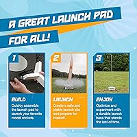 Vista 4 de Estes 2238 Portal E Launch Pad, Flying-Rocket-Model Launch Pad, Rocket Model Kit Accessories for Ages 10+