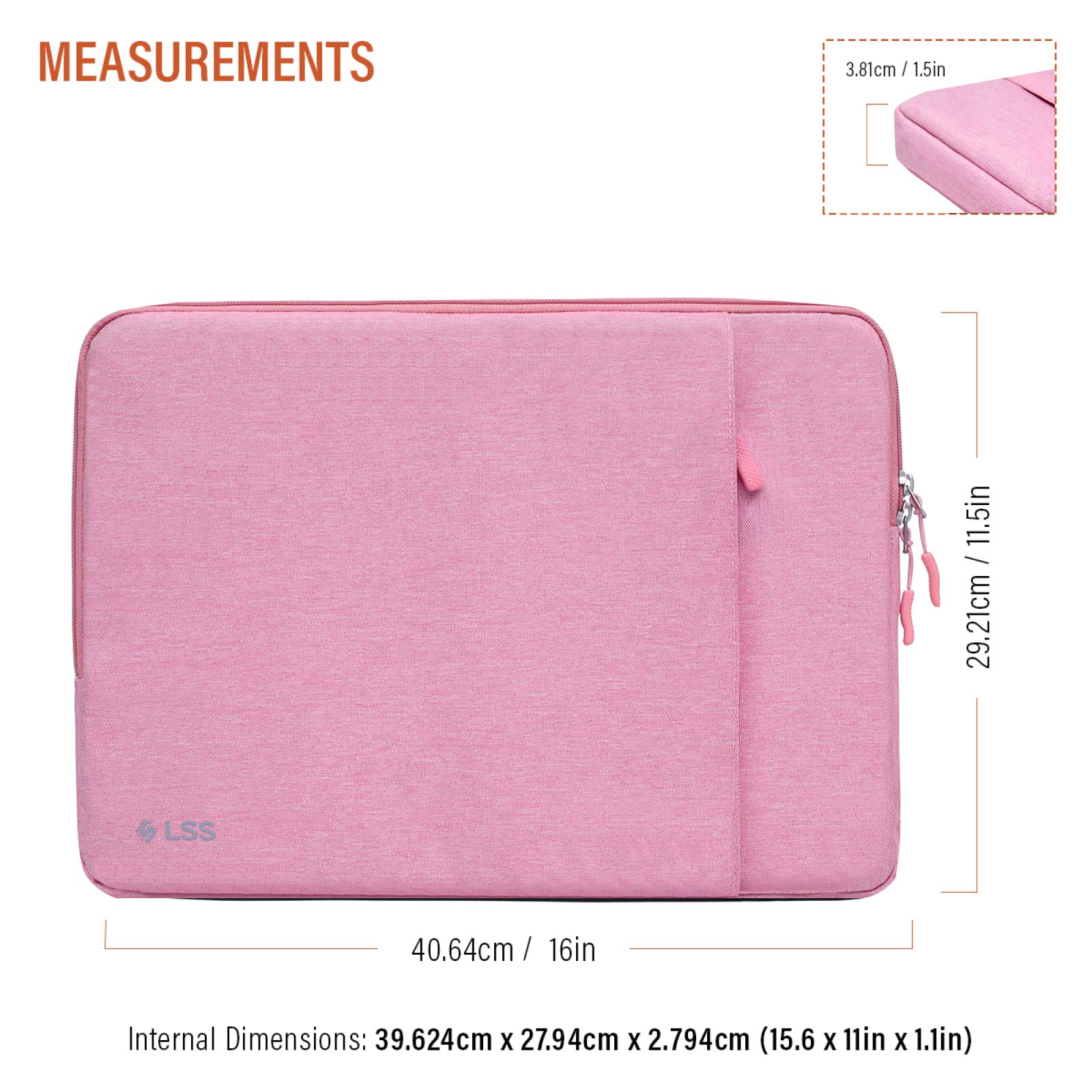 LSS Protective Laptop Sleeve for Men/Women - Stylish & Durable Sleeve Bag for 14