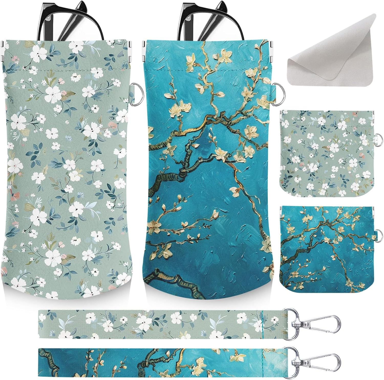 4PCS Eyeglass Sunglass Cases Pouch...