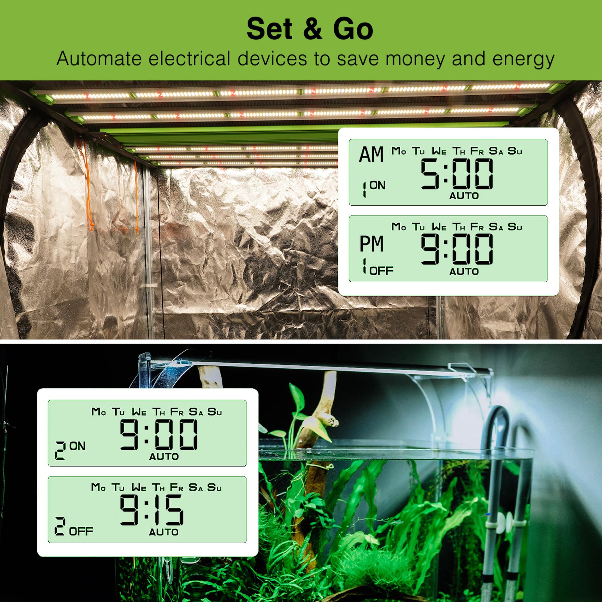 Grow1 120V Single Outlet Digital Timer - Image 3