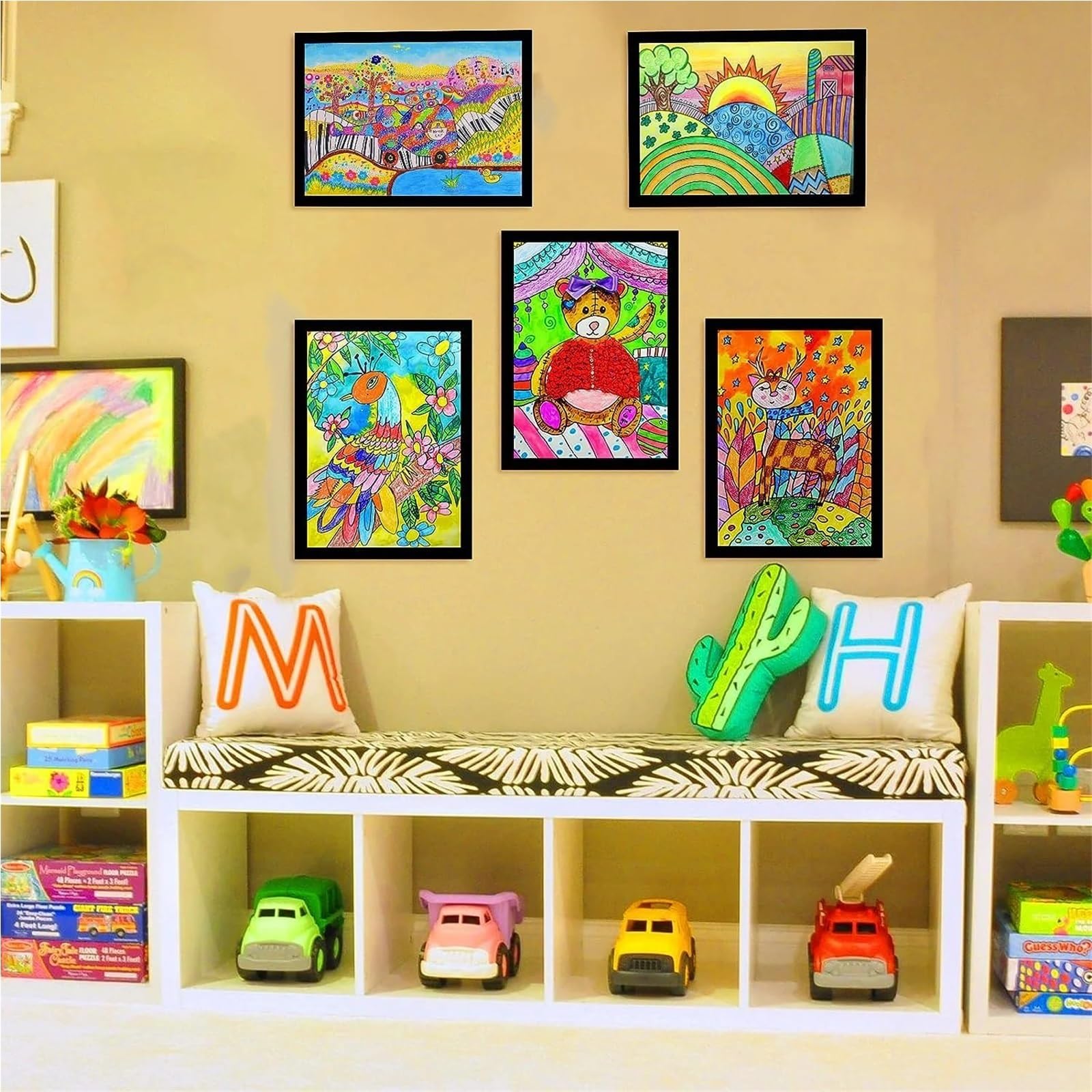 magnetyczne ramki na zdjęcia, Samoprzylepne ramki na zdjęcia w kolorze czarnym, srebrnym 6/12 do ściany lodówki(Sliver 12 Pcs)