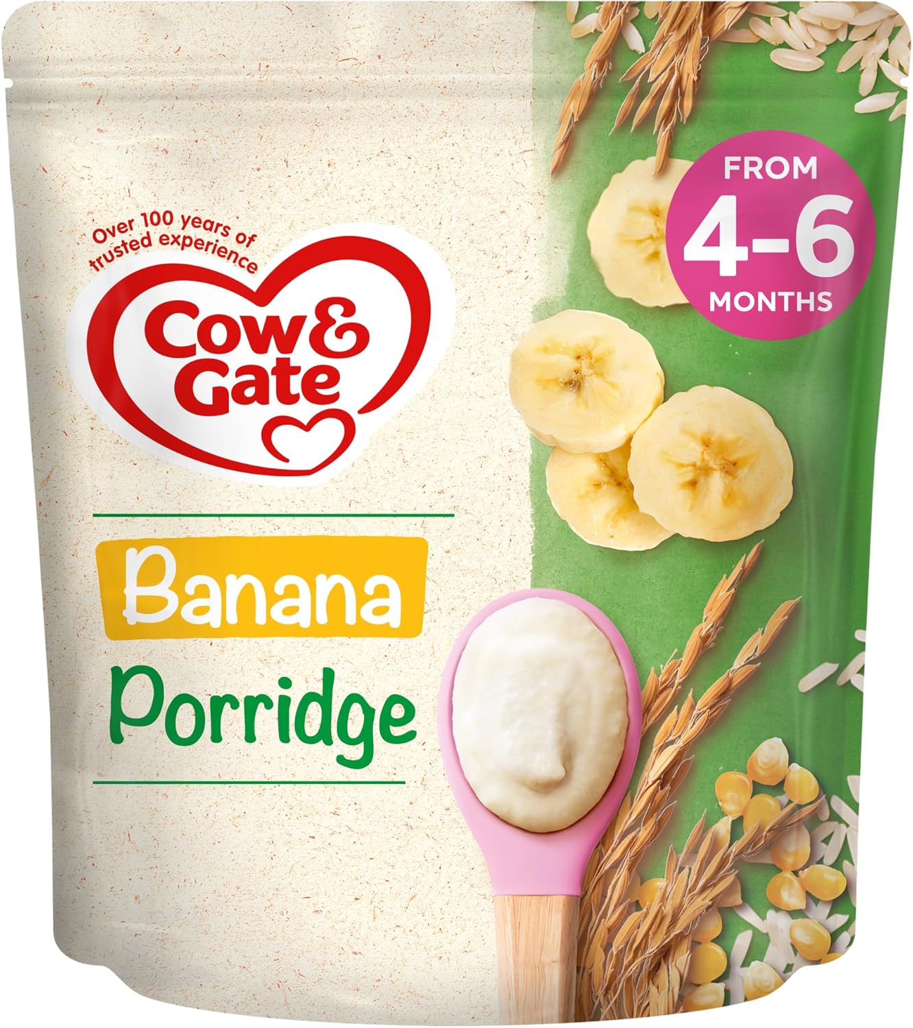 Cow Gate Creamy Porridge Baby Food Cereal, 4-6 Egypt Ubuy