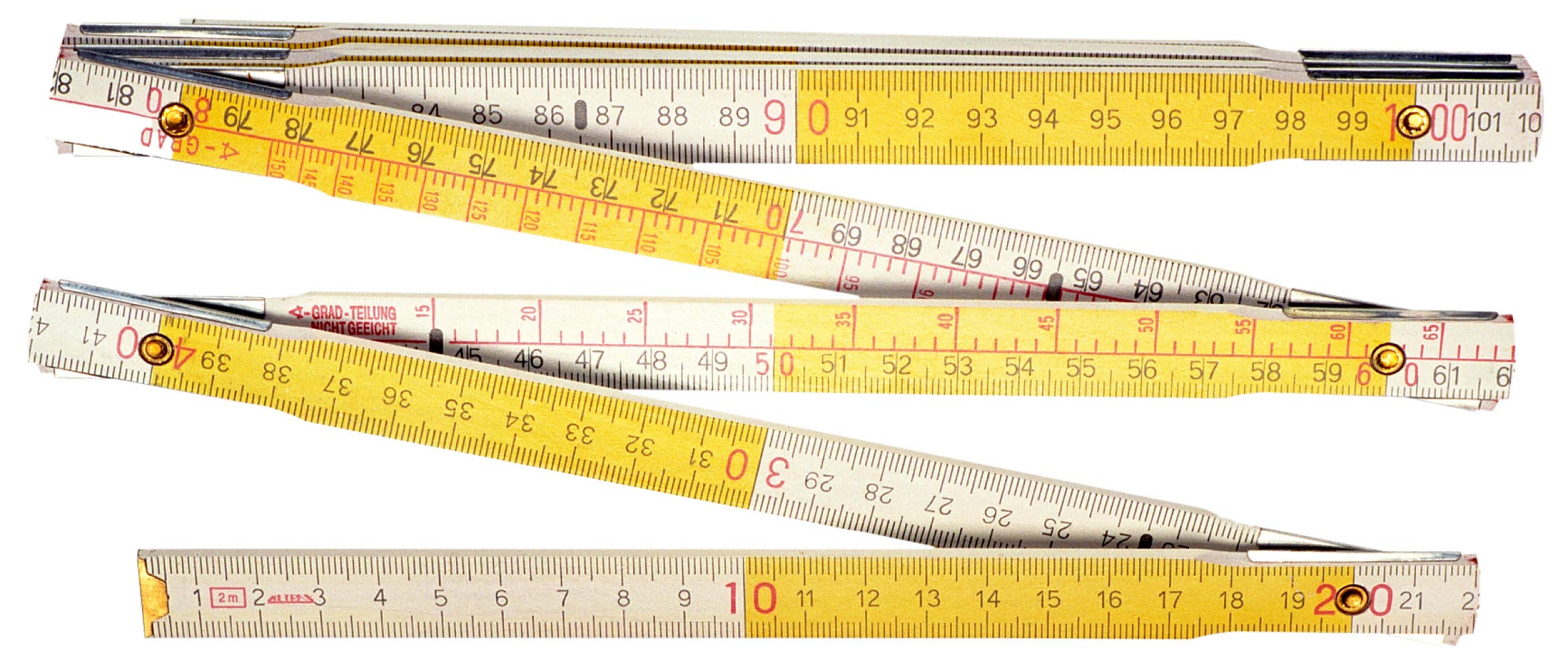 CONNEX COXT700302 2m Wooden Folding Rule