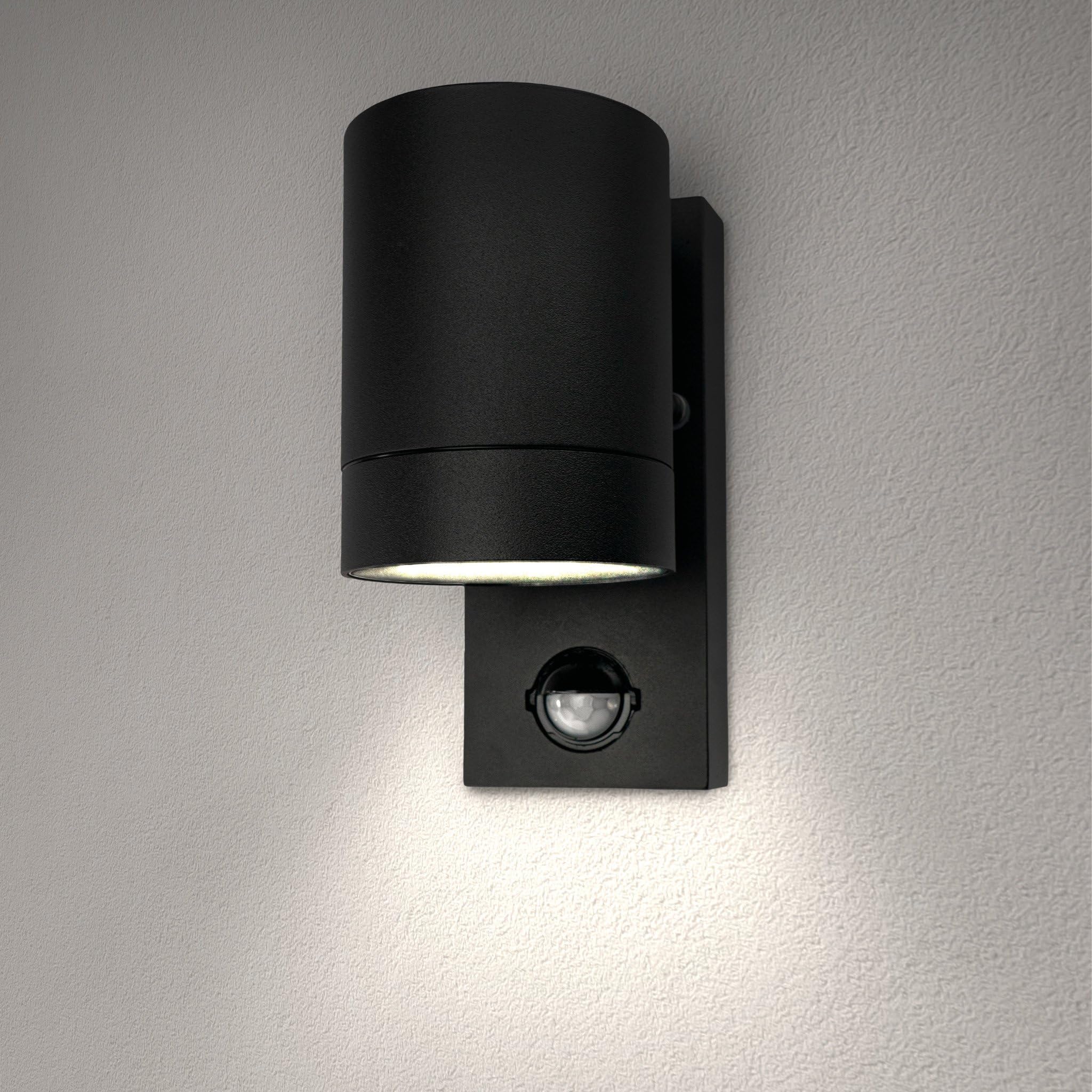 Ledvion - Lámpara de Pared LED COLORado, GU10 Up&Down, IP54, Blanca y Redonda, Lámpara Exterior, Iluminación Exterior